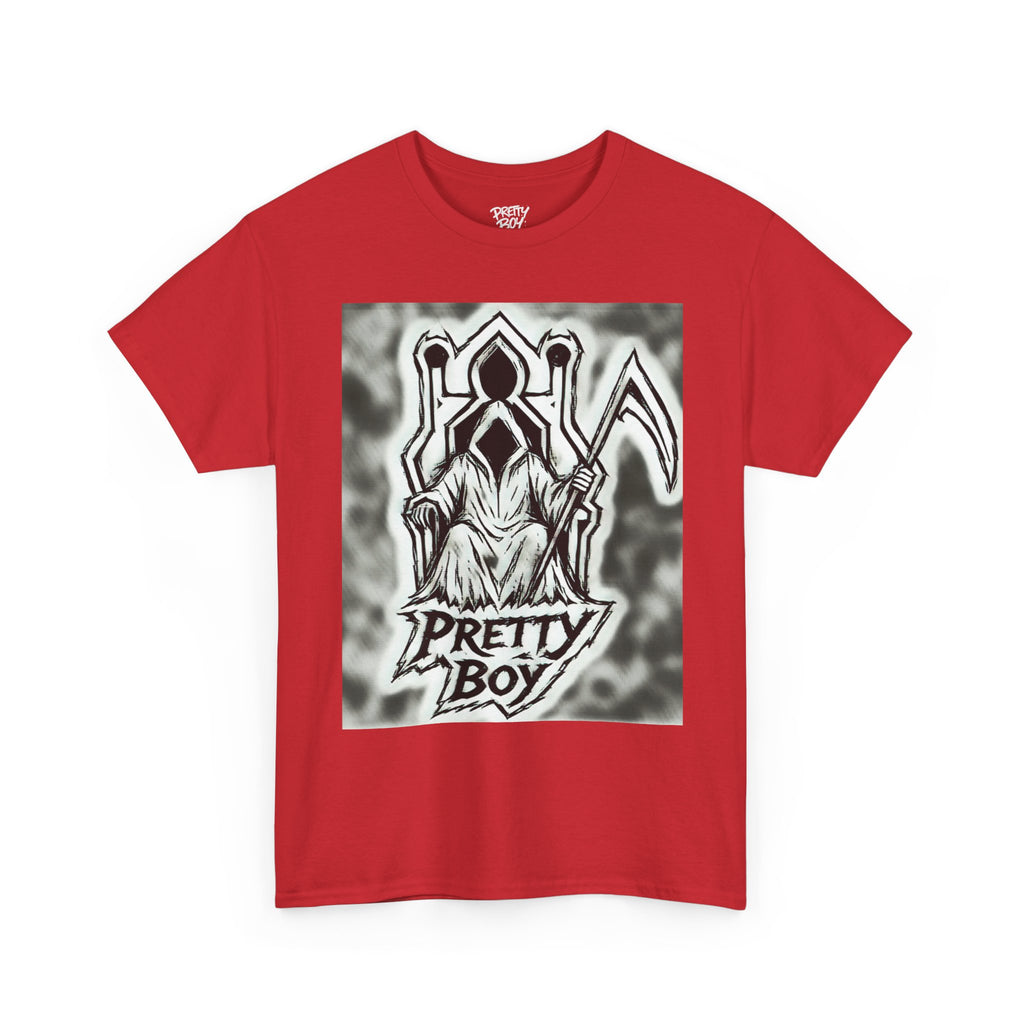 Pretty Boy Grim Reaper Tee — Gothic Streetwear Graphic T-Shirt