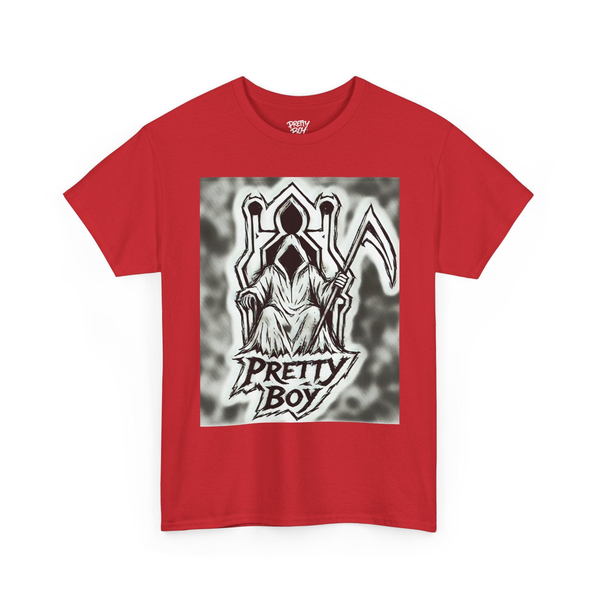 Pretty Boy Grim Reaper Tee — Gothic Streetwear Graphic T-Shirt