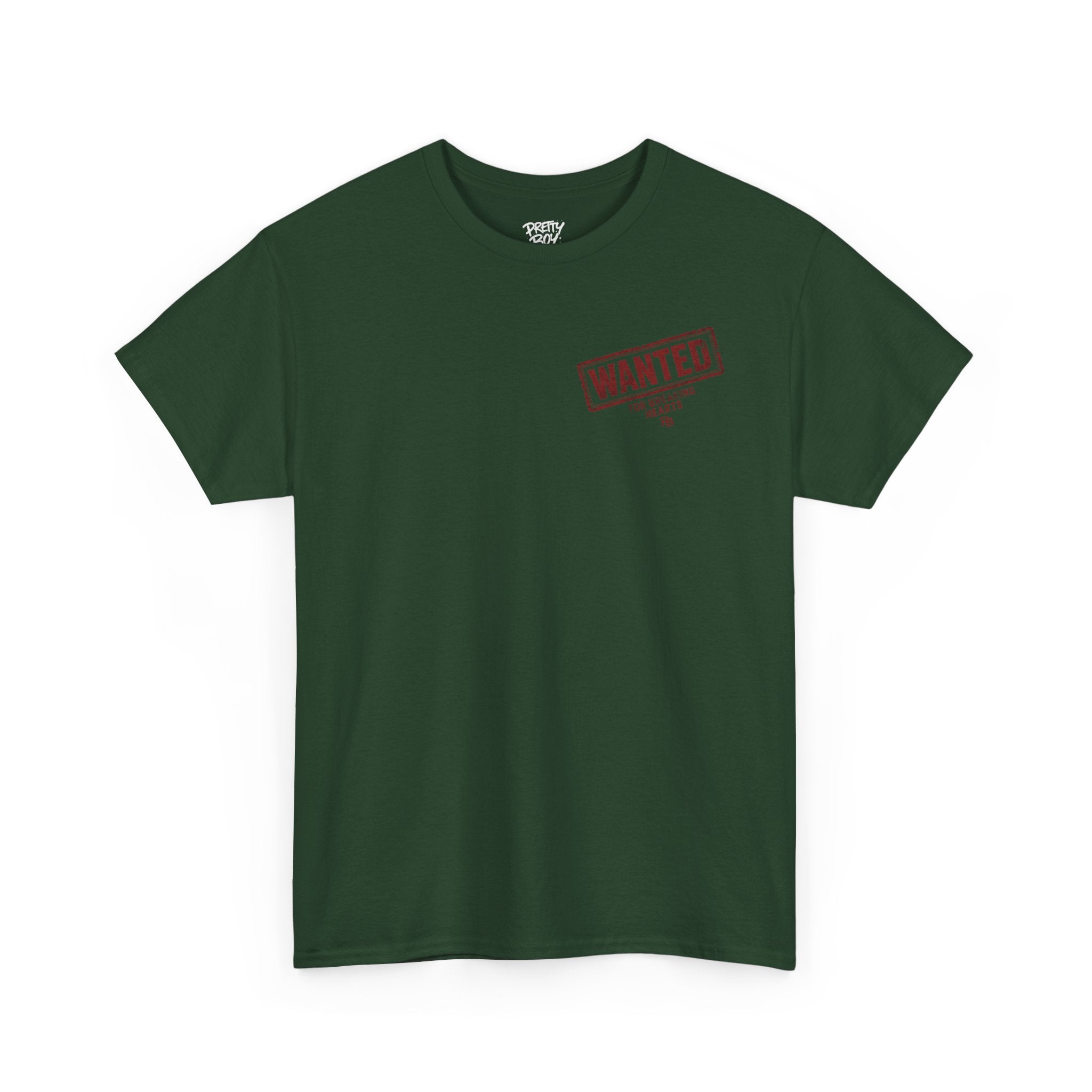 Wanted For Breaking Hearts Tee — Vintage Mugshot Graphic T‑Shirt