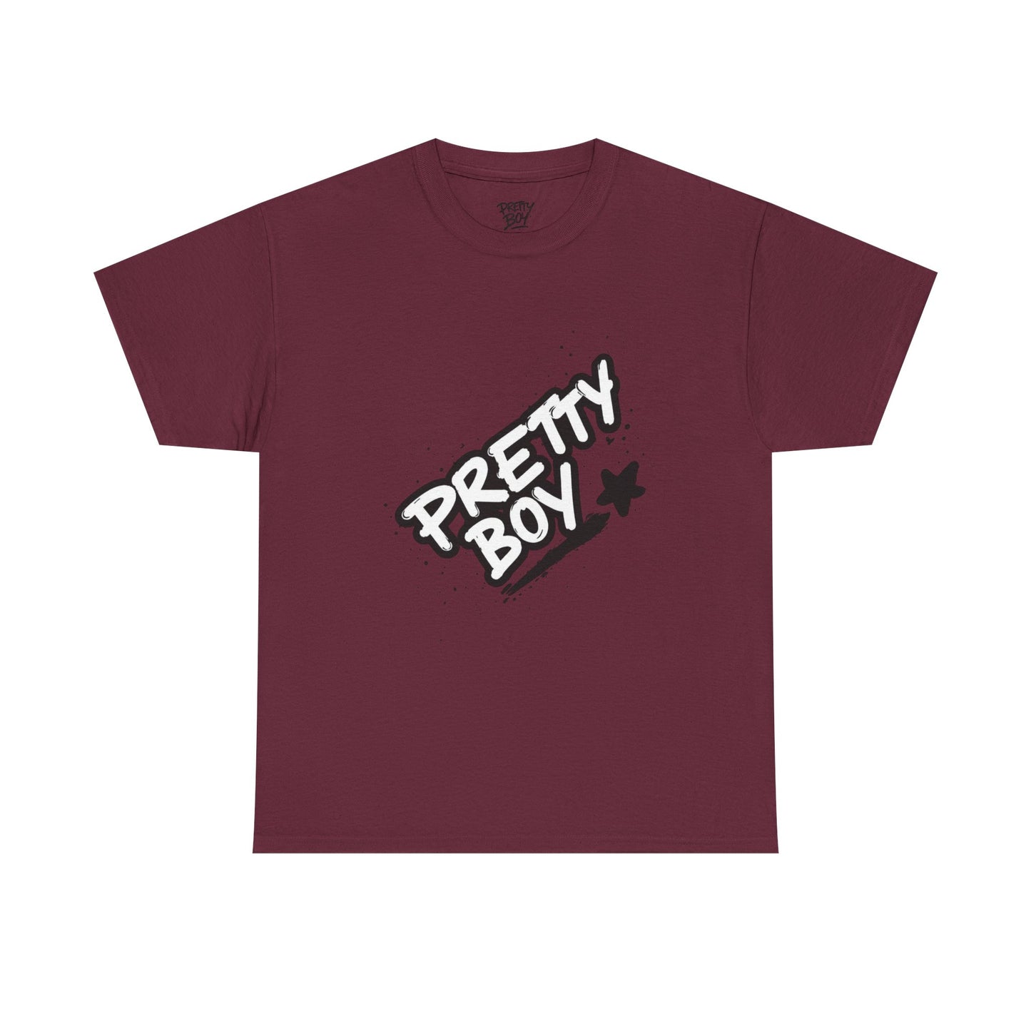 Pretty Boy Graphic Tee — Retro Streetwear Tee with Script Logo