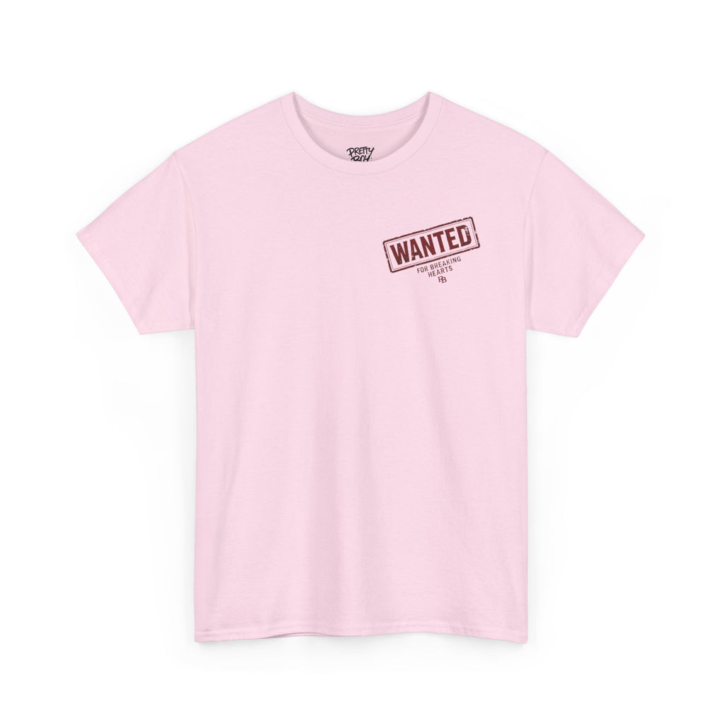 Wanted For Breaking Hearts Tee — Vintage Mugshot Graphic T‑Shirt