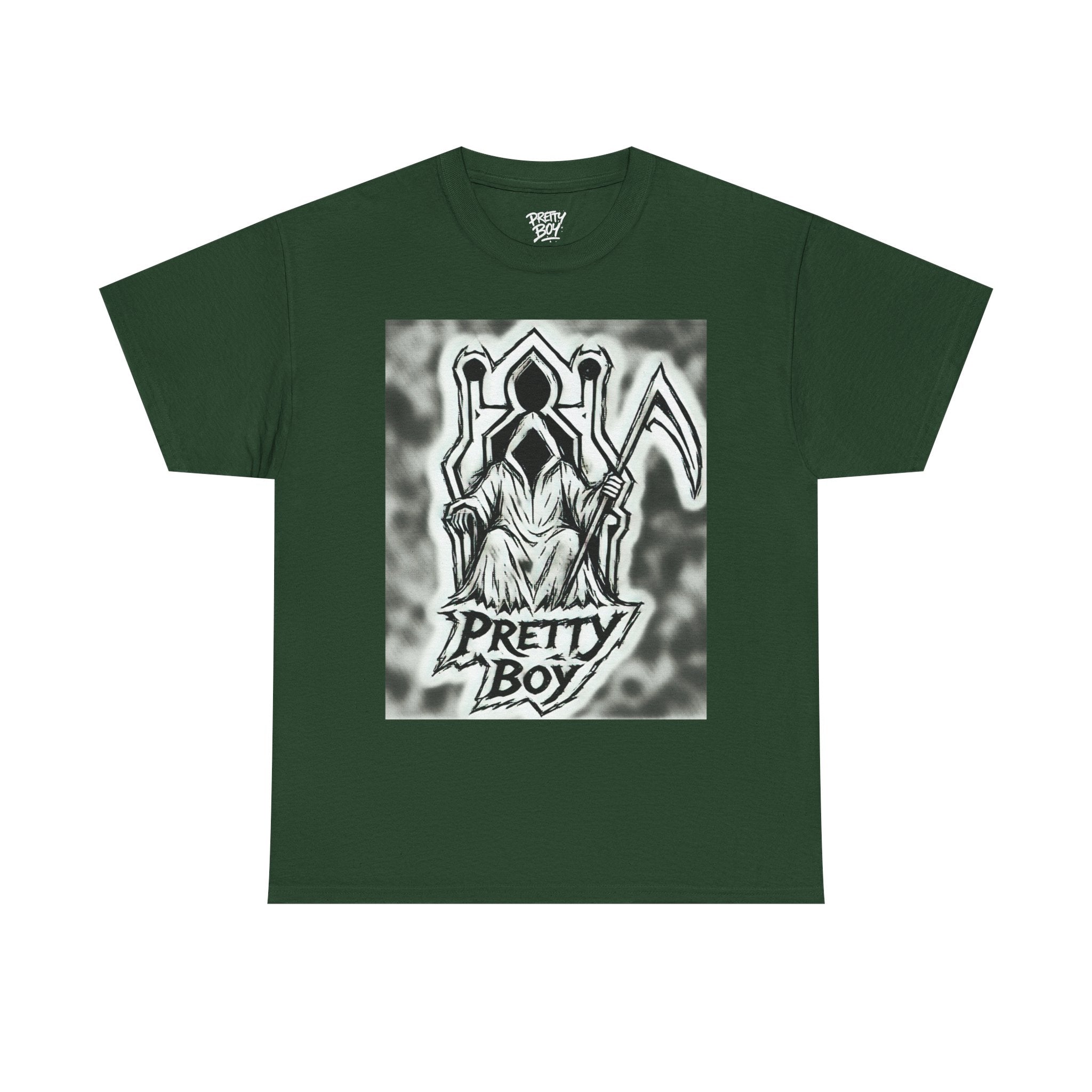 Pretty Boy Grim Reaper Tee — Gothic Streetwear Graphic T-Shirt