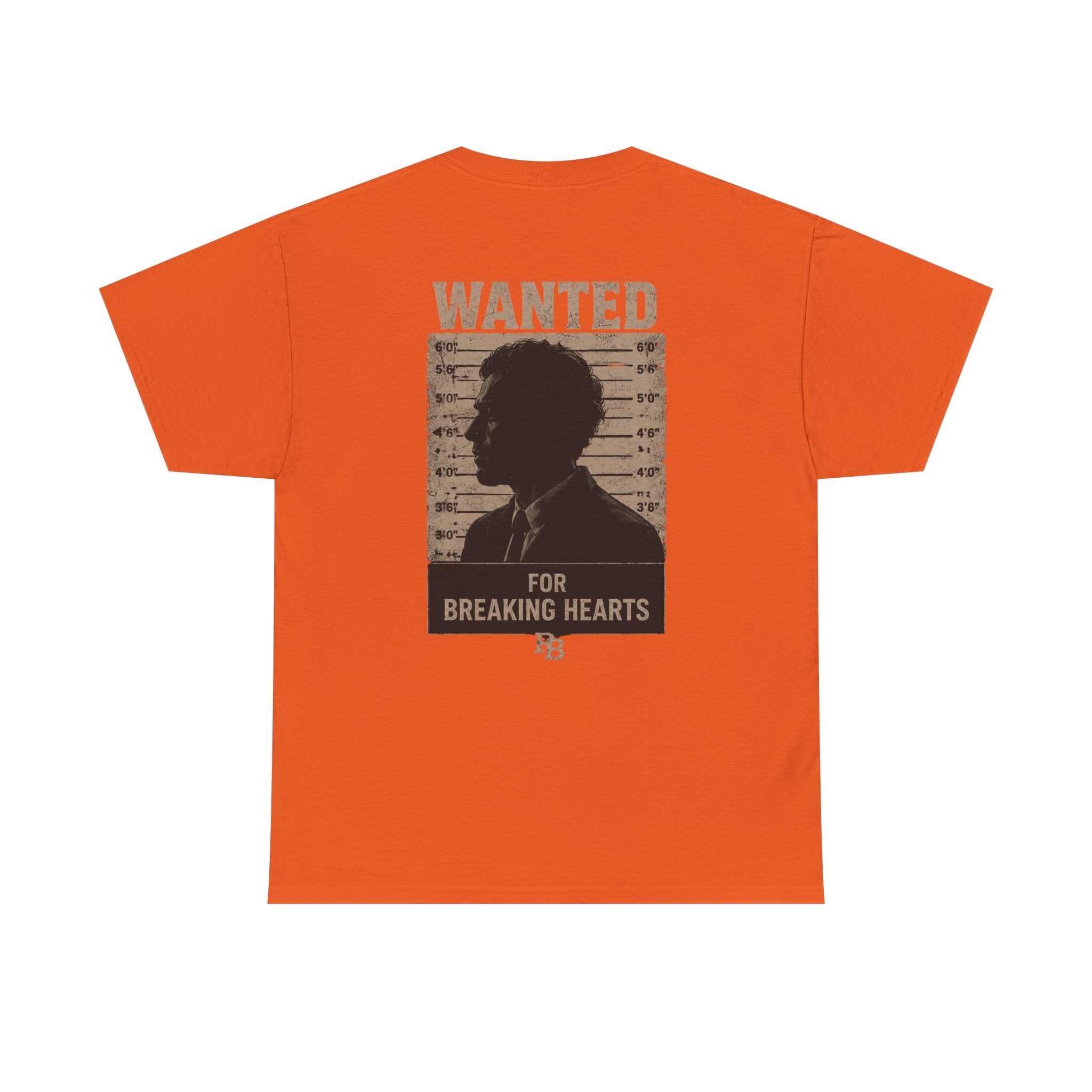 Wanted For Breaking Hearts Tee — Vintage Mugshot Graphic T‑Shirt