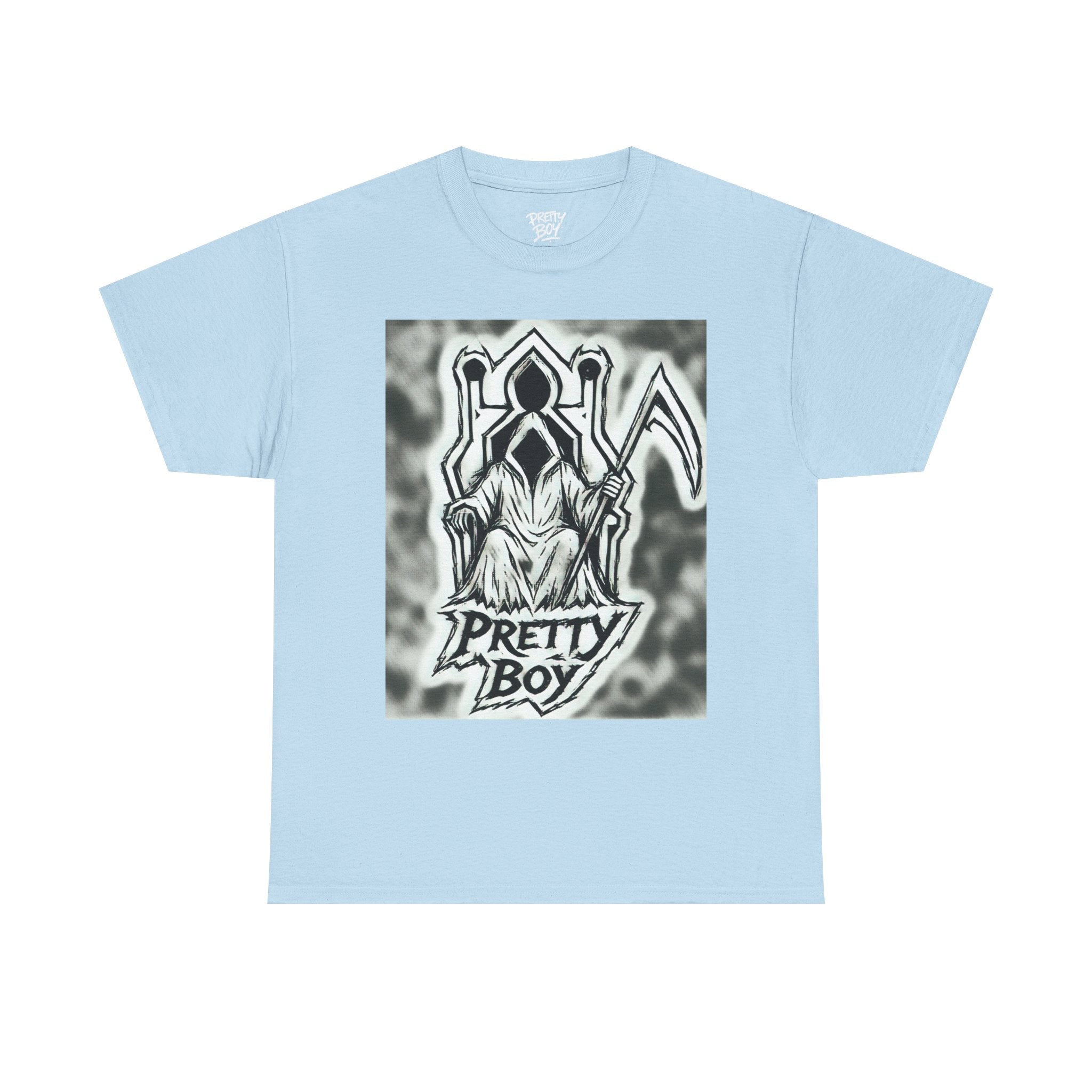 Pretty Boy Grim Reaper Tee — Gothic Streetwear Graphic T-Shirt