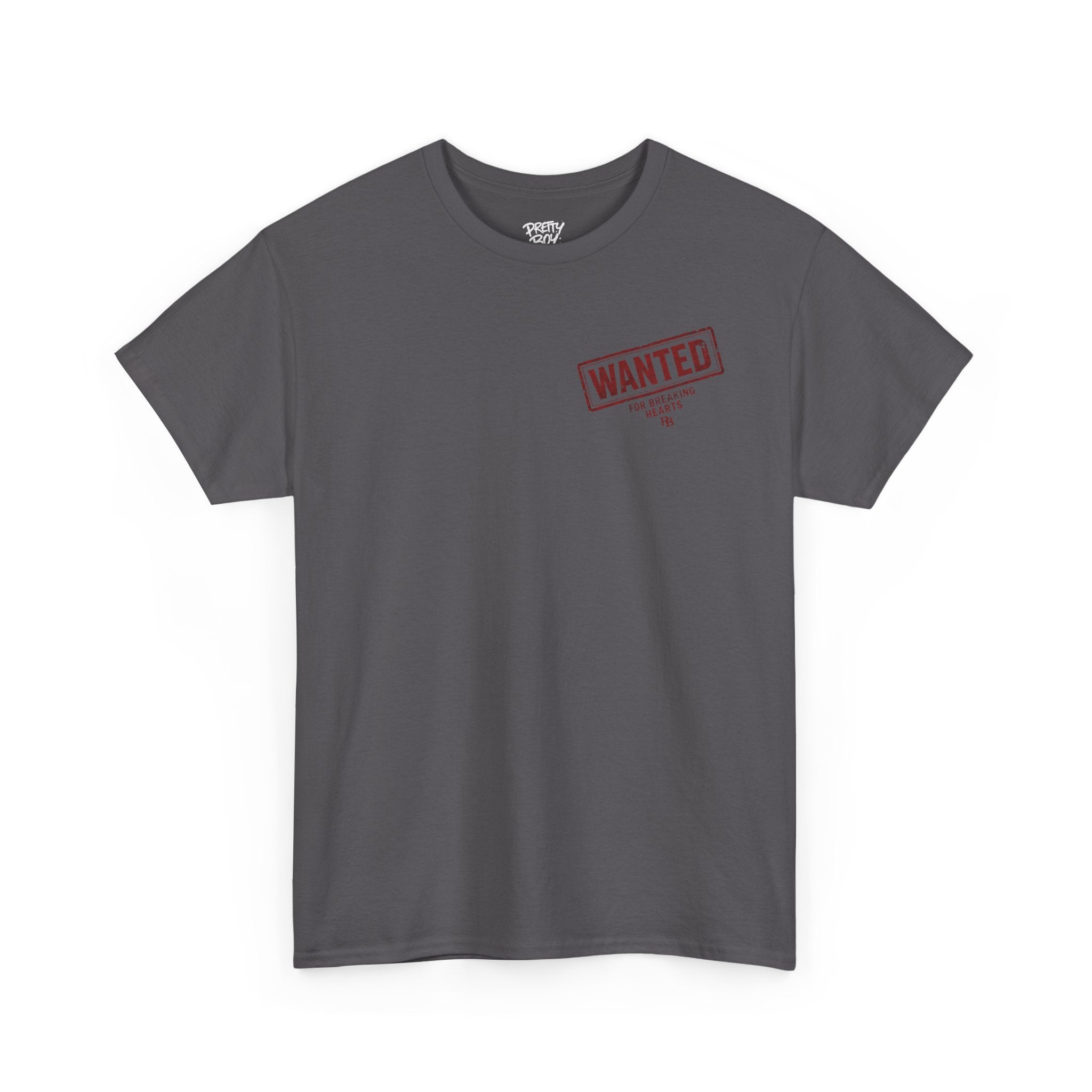 Wanted For Breaking Hearts Tee — Vintage Mugshot Graphic T‑Shirt