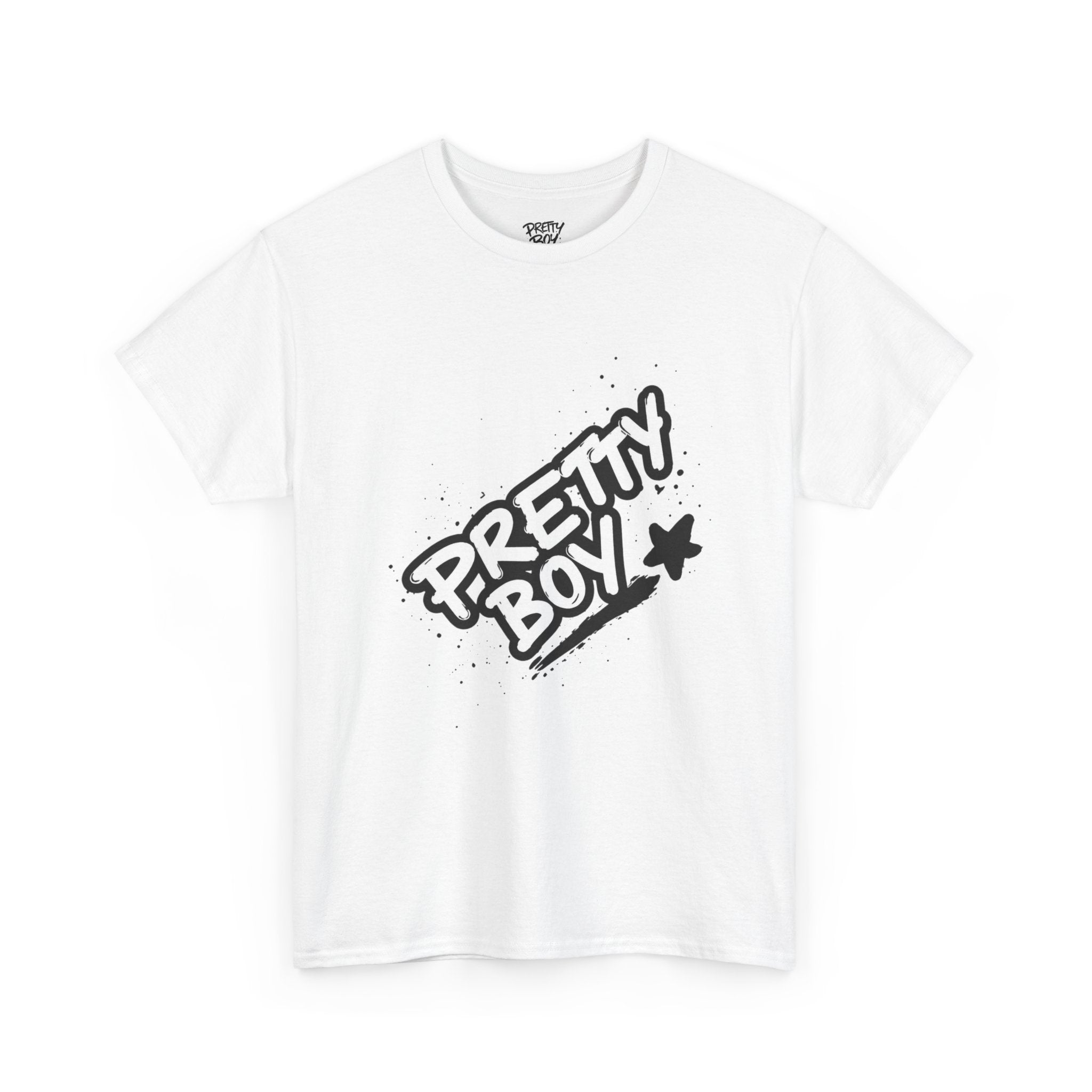 Pretty Boy Graphic Tee — Retro Streetwear Tee with Script Logo