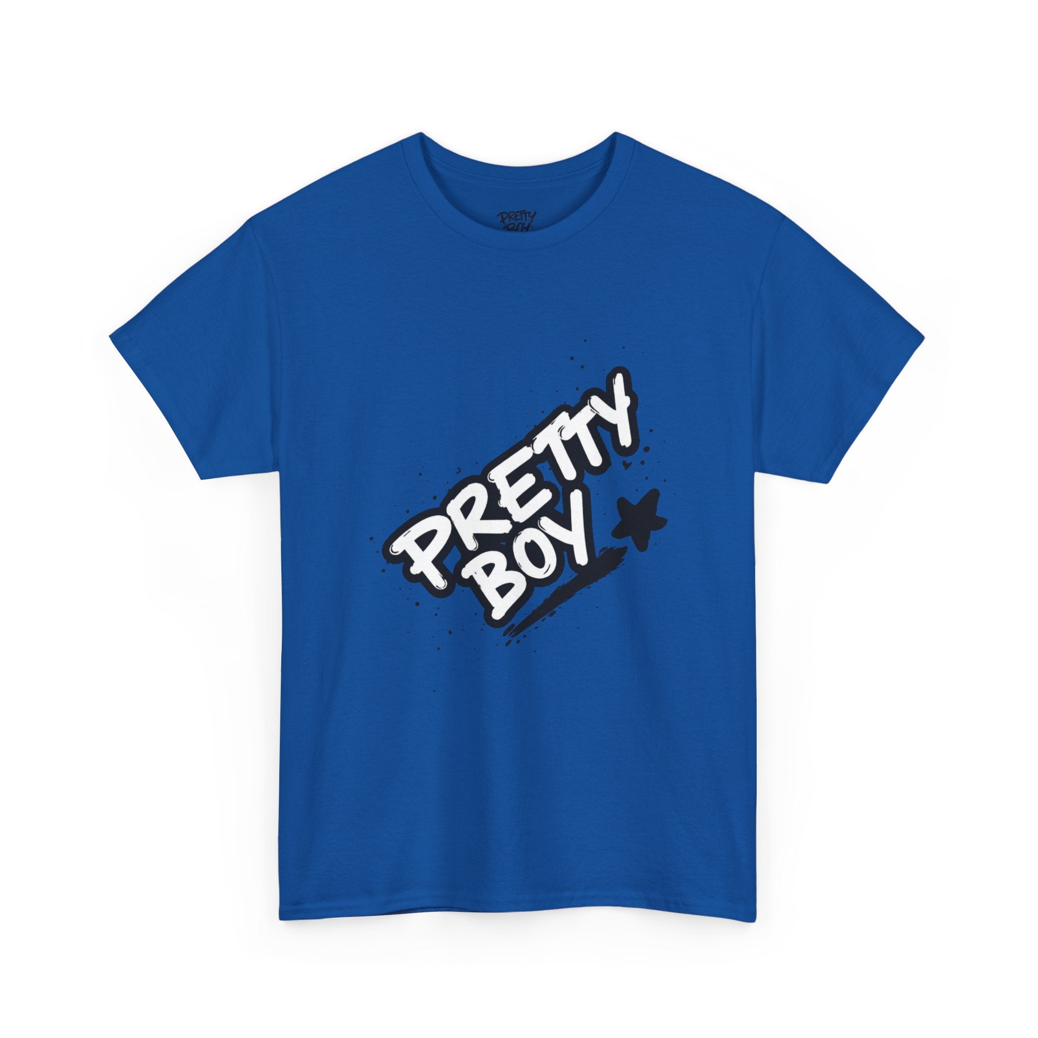Pretty Boy Graphic Tee — Retro Streetwear Tee with Script Logo