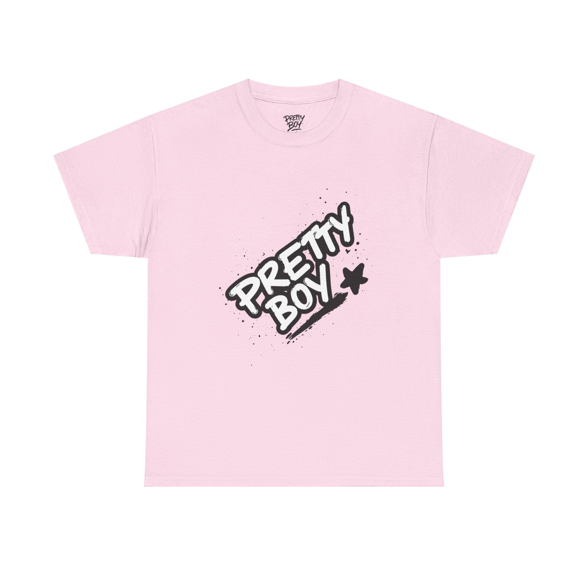 Pretty Boy Graphic Tee — Retro Streetwear Tee with Script Logo