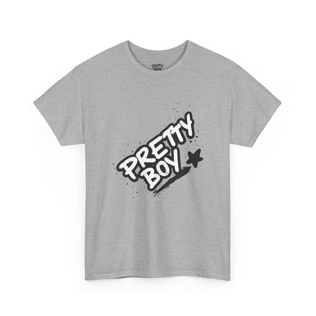 Pretty Boy Graphic Tee — Retro Streetwear Tee with Script Logo