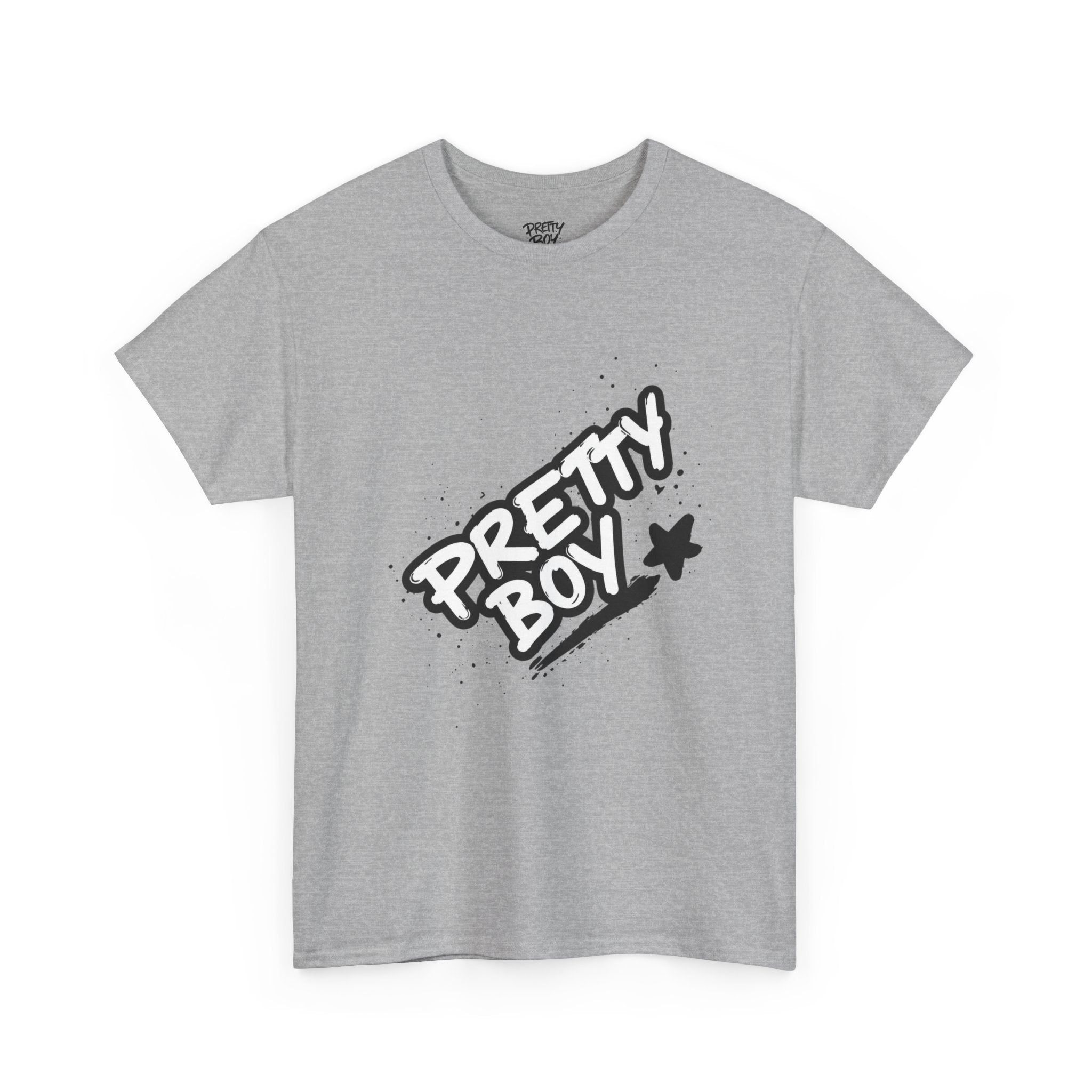 Pretty Boy Graphic Tee — Retro Streetwear Tee with Script Logo