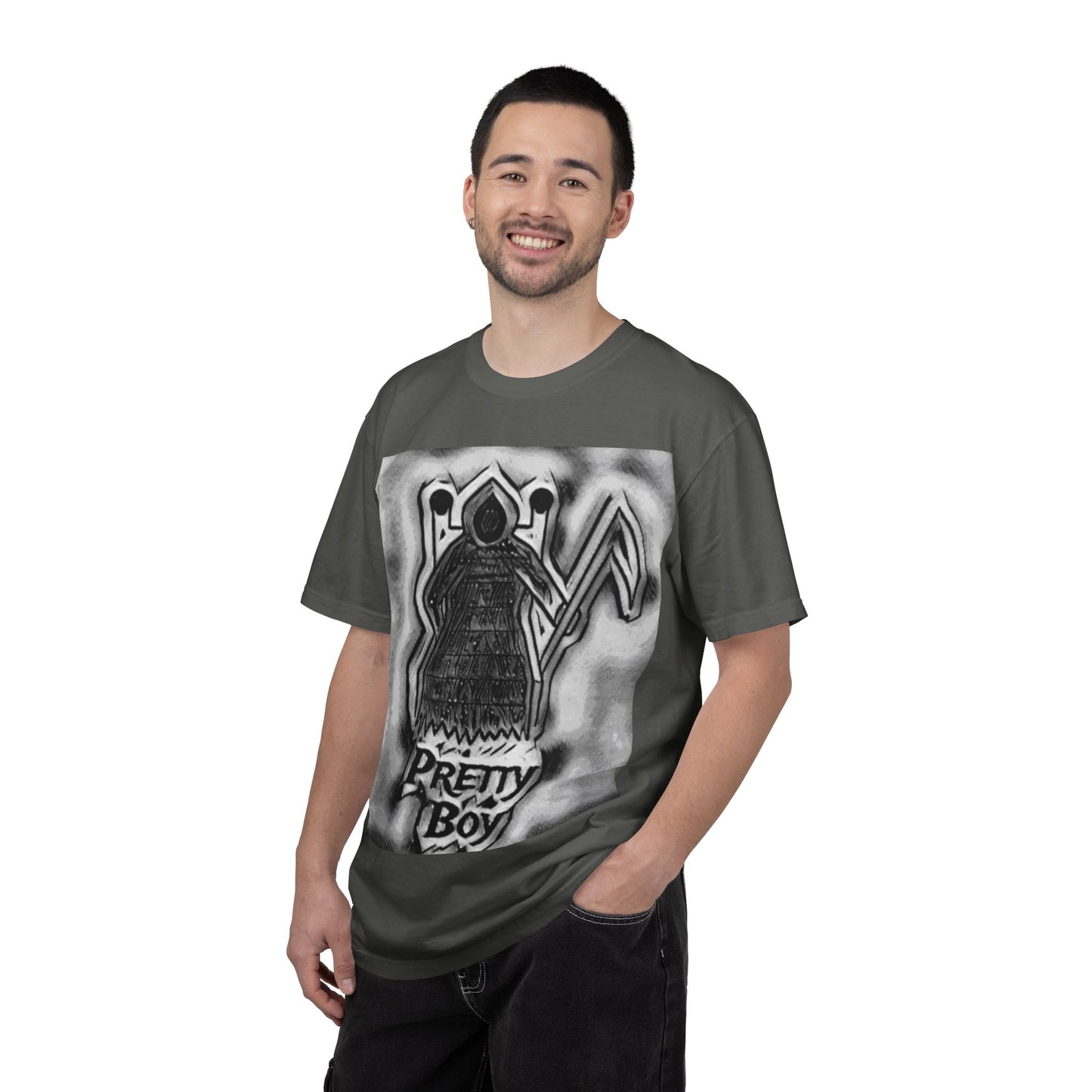 Pretty Boy Grim Reaper Graphic T-Shirt
