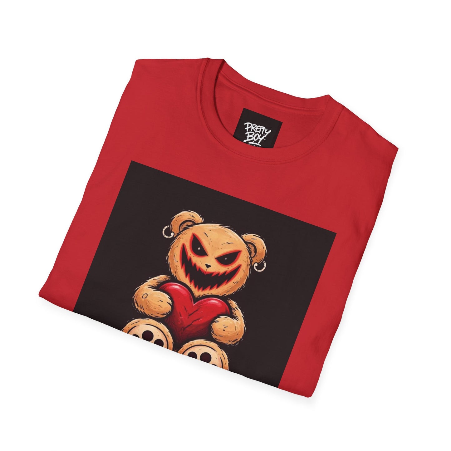 Creepy Teddy "Be Mine" T-Shirt — Halloween Valentine Graphic Tee