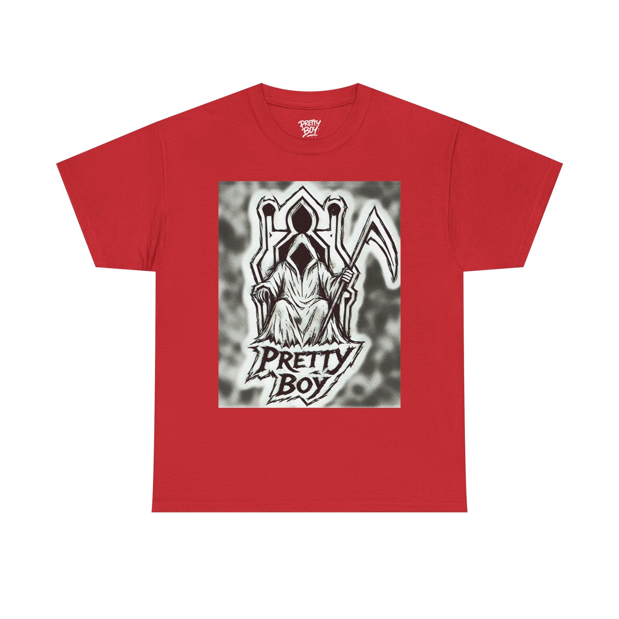 Pretty Boy Grim Reaper Tee — Gothic Streetwear Graphic T-Shirt
