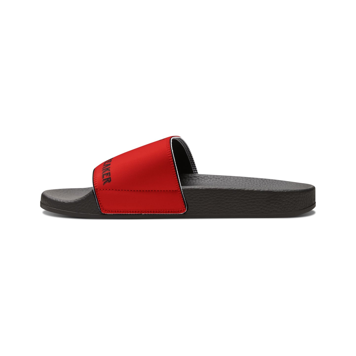 Women's Removable-Strap Slide Sandals — Red Adjustable Pool & Beach Slides
