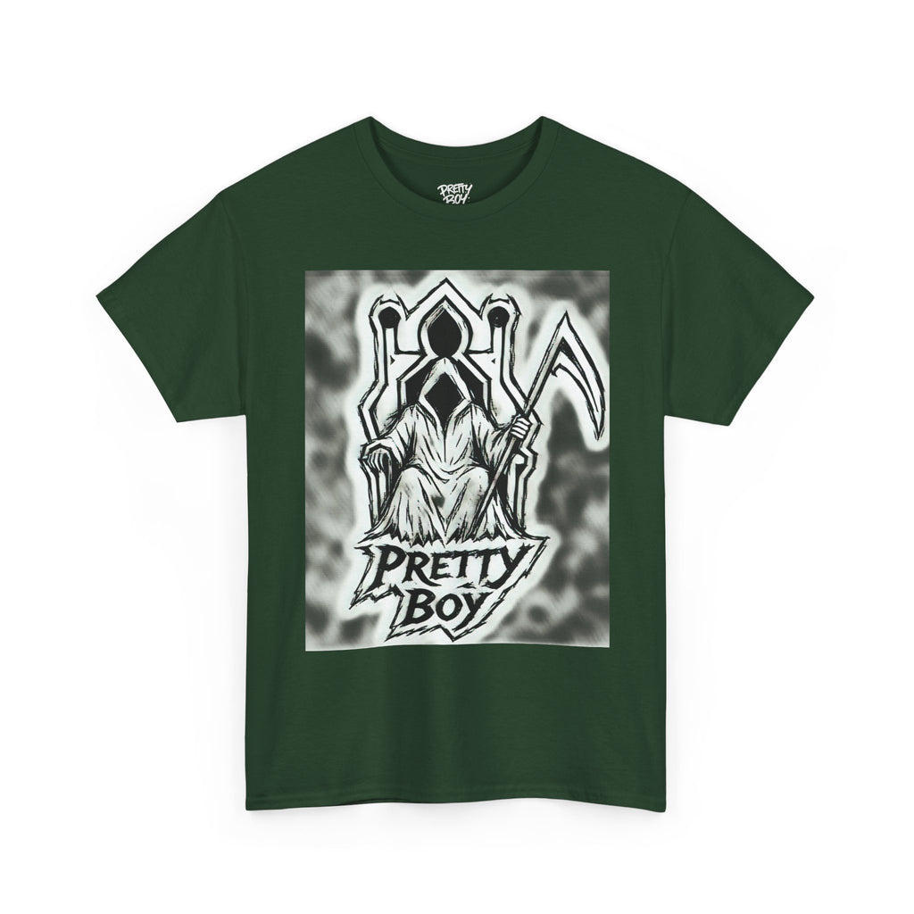 Pretty Boy Grim Reaper Tee — Gothic Streetwear Graphic T-Shirt