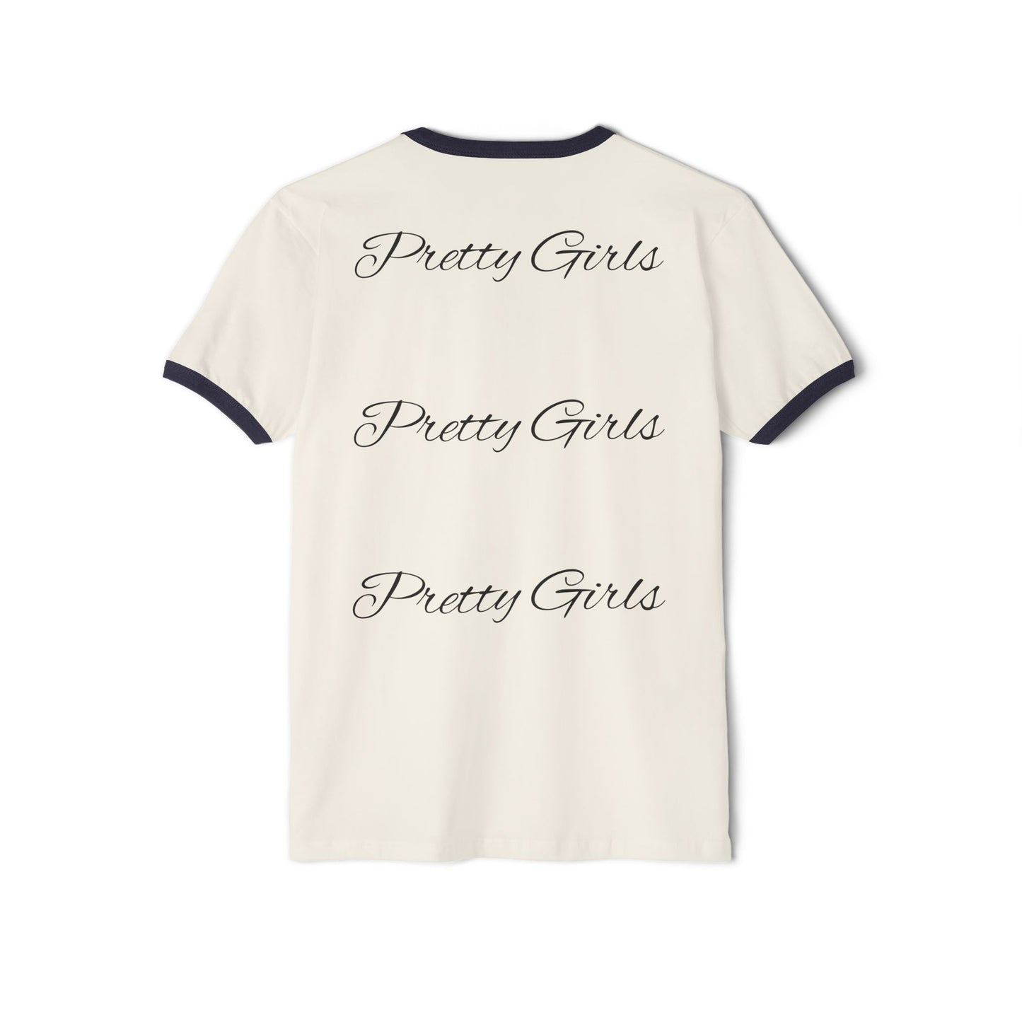 Pretty Girls Ringer T-Shirt — "Soft but Dangerous" Graphic Tee