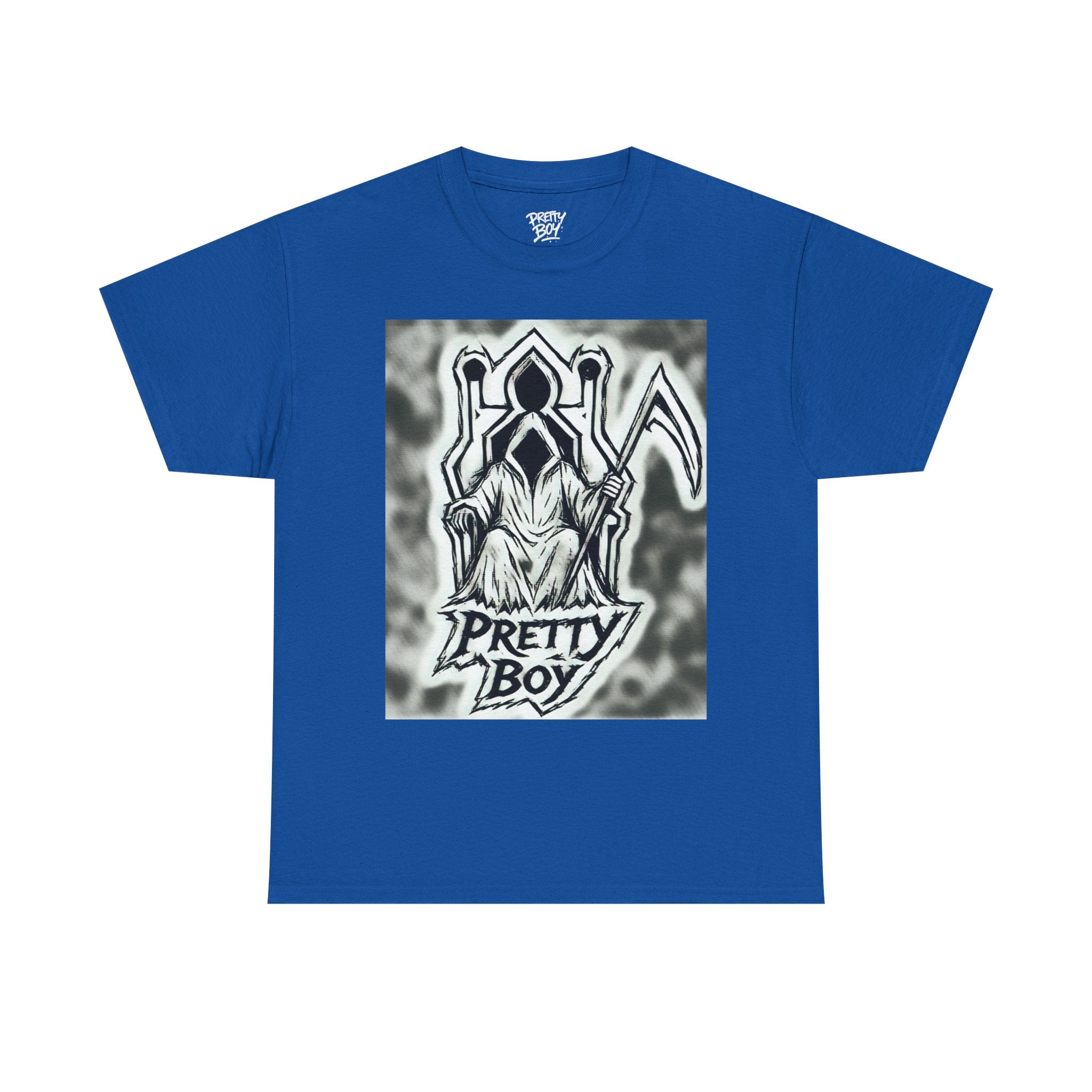 Pretty Boy Grim Reaper Tee — Gothic Streetwear Graphic T-Shirt