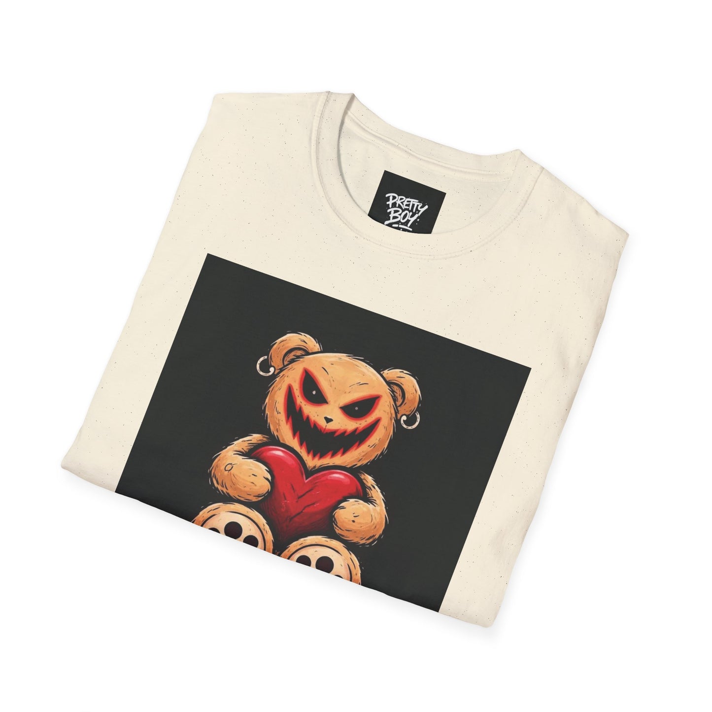 Creepy Teddy "Be Mine" T-Shirt — Halloween Valentine Graphic Tee