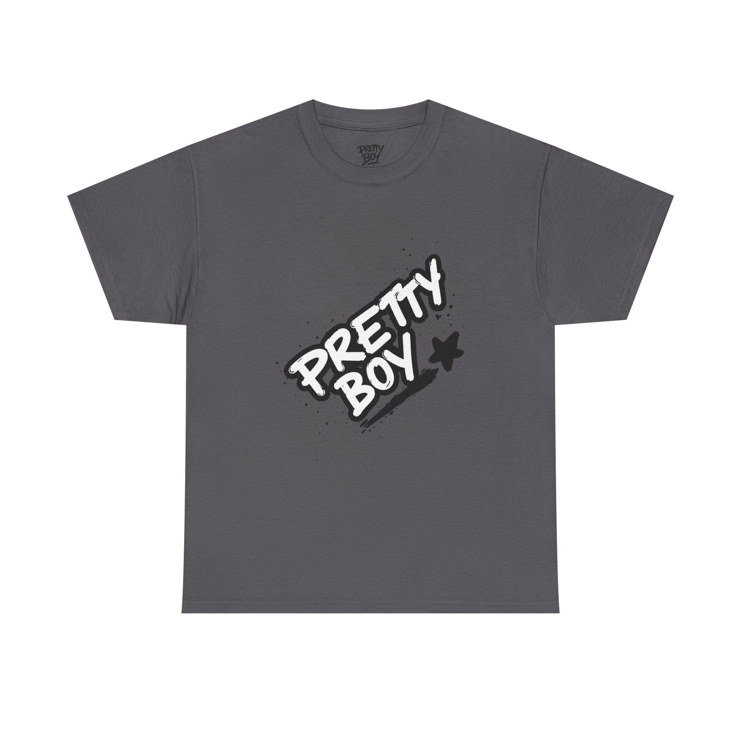 Pretty Boy Graphic Tee — Retro Streetwear Tee with Script Logo