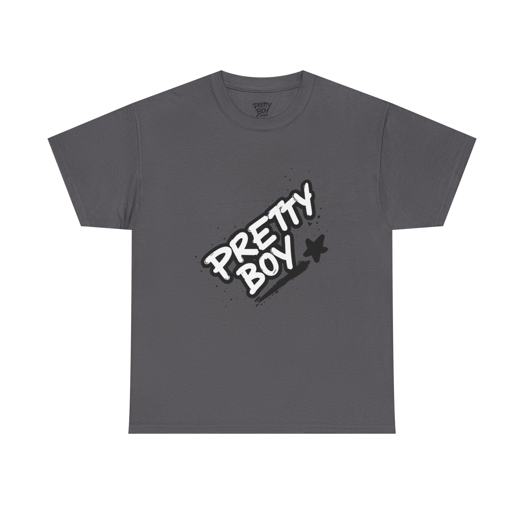 Pretty Boy Graphic Tee — Retro Streetwear Tee with Script Logo