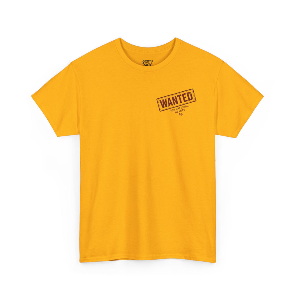 Wanted For Breaking Hearts Tee — Vintage Mugshot Graphic T‑Shirt