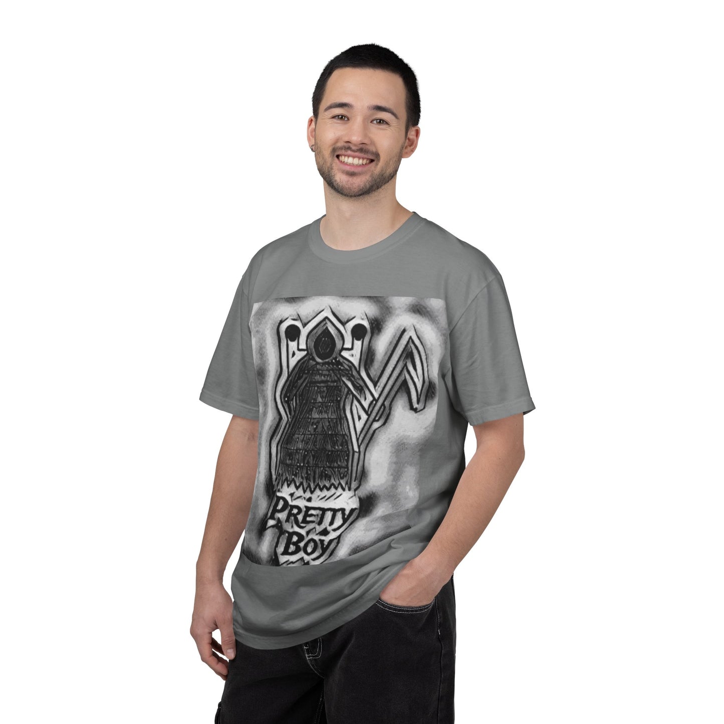 Pretty Boy Grim Reaper Graphic T-Shirt