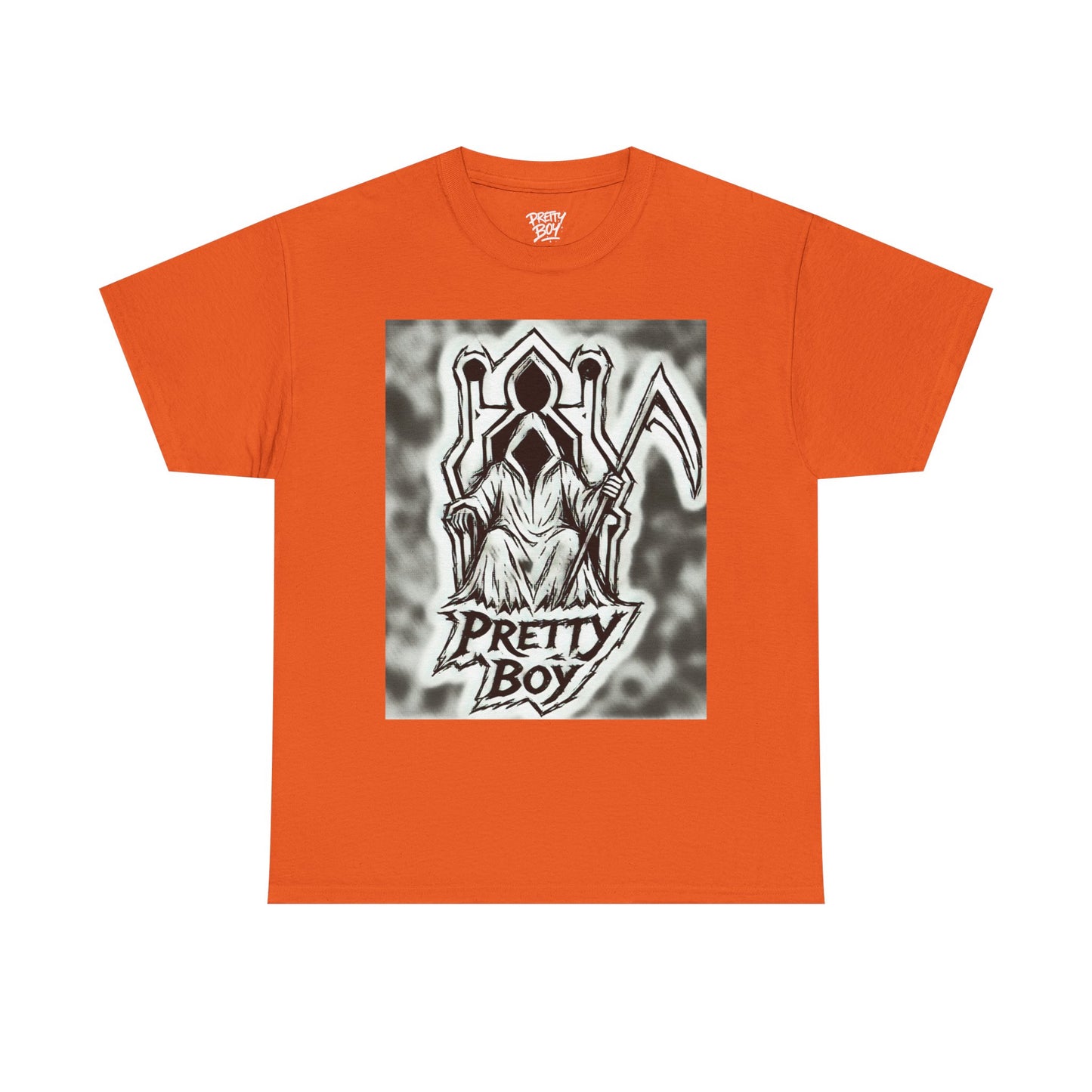 Pretty Boy Grim Reaper Tee — Gothic Streetwear Graphic T-Shirt