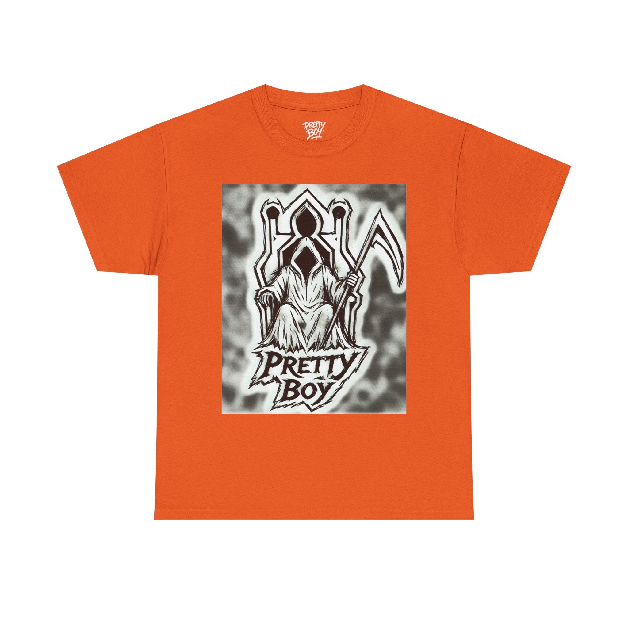 Pretty Boy Grim Reaper Tee — Gothic Streetwear Graphic T-Shirt