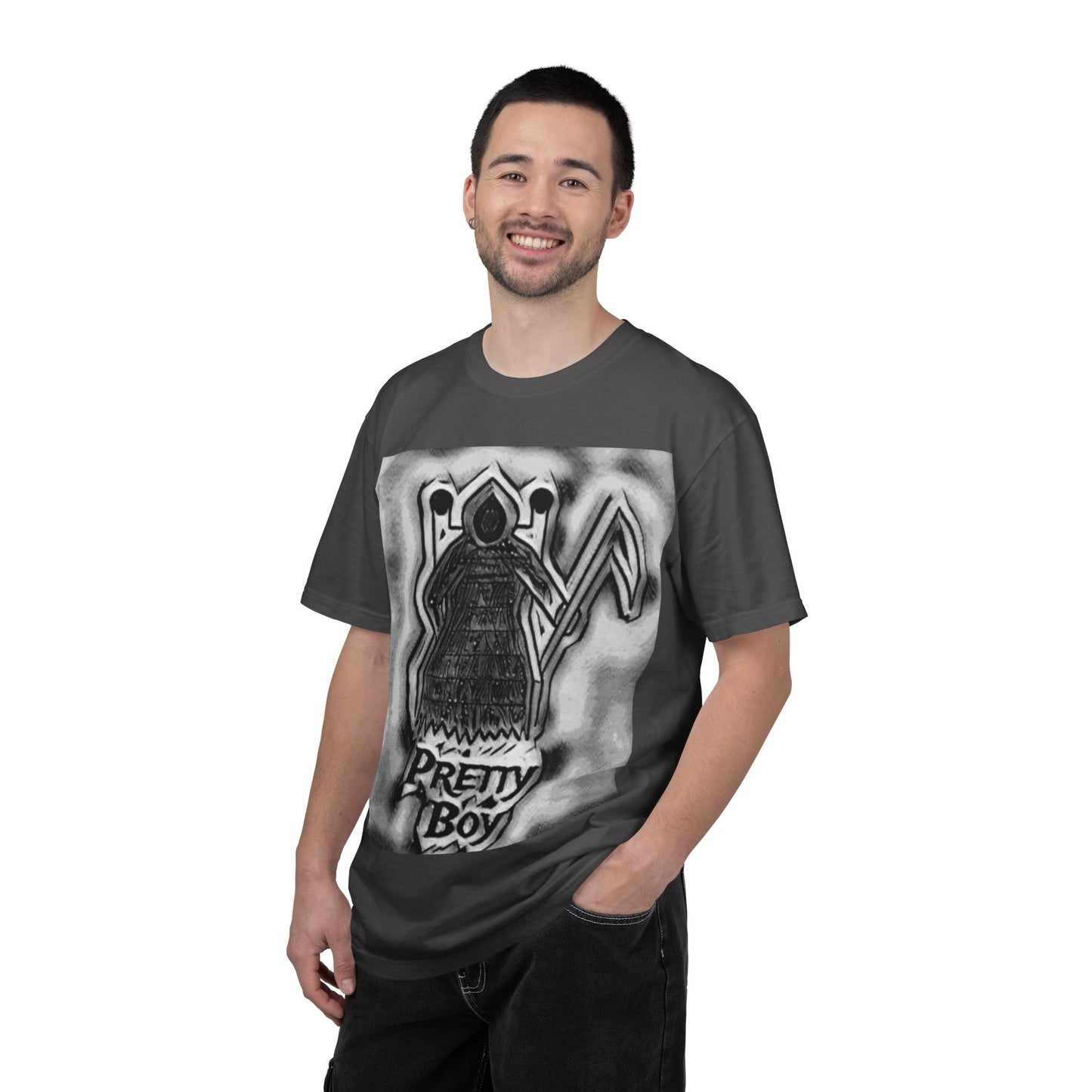 Pretty Boy Grim Reaper Graphic T-Shirt