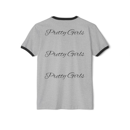 Pretty Girls Ringer T-Shirt — "Soft but Dangerous" Graphic Tee