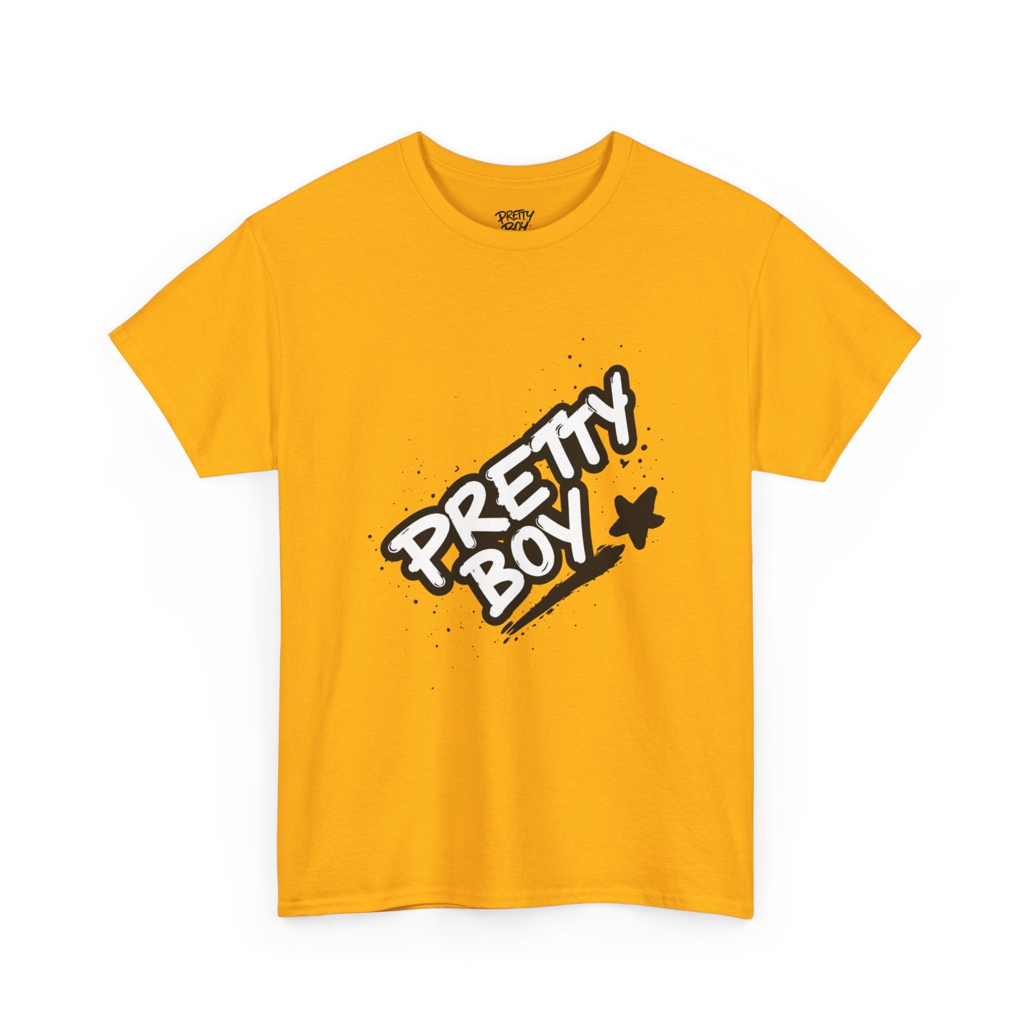 Pretty Boy Graphic Tee — Retro Streetwear Tee with Script Logo