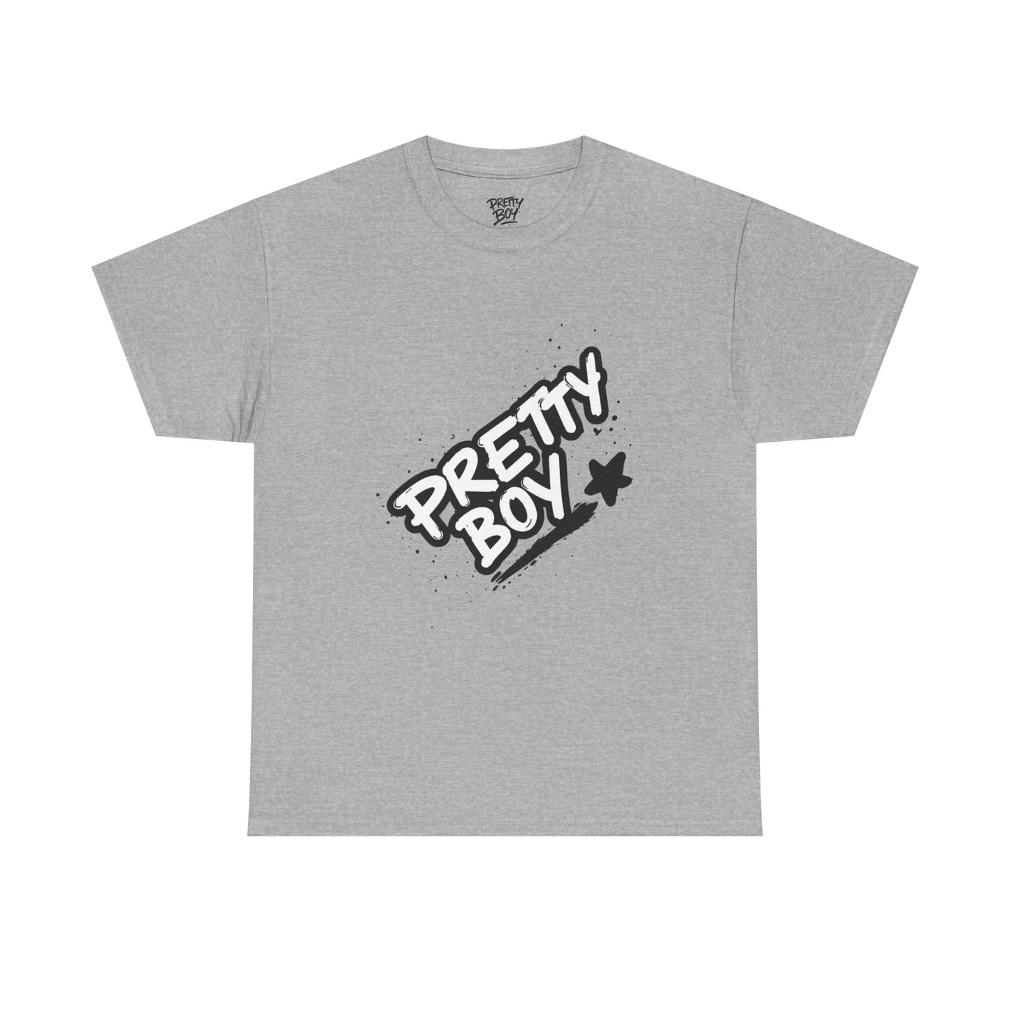 Pretty Boy Graphic Tee — Retro Streetwear Tee with Script Logo