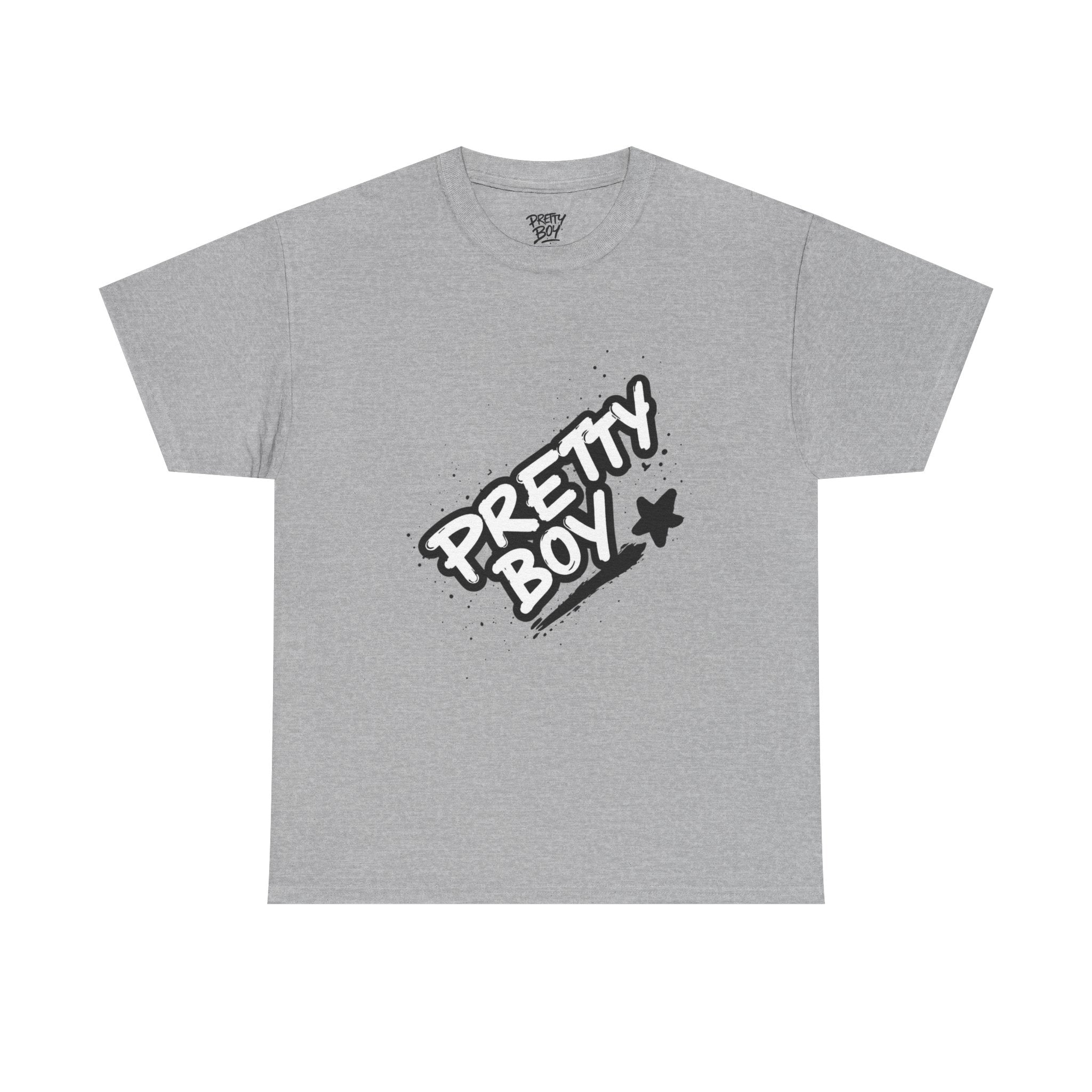 Pretty Boy Graphic Tee — Retro Streetwear Tee with Script Logo