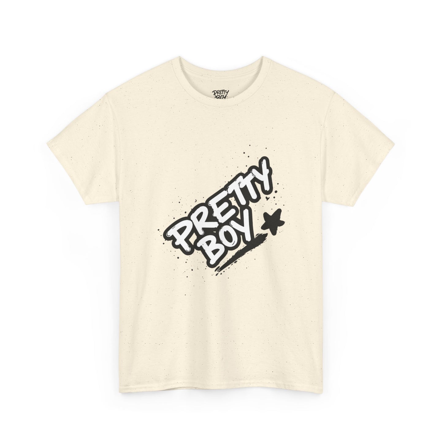 Pretty Boy Graphic Tee — Retro Streetwear Tee with Script Logo