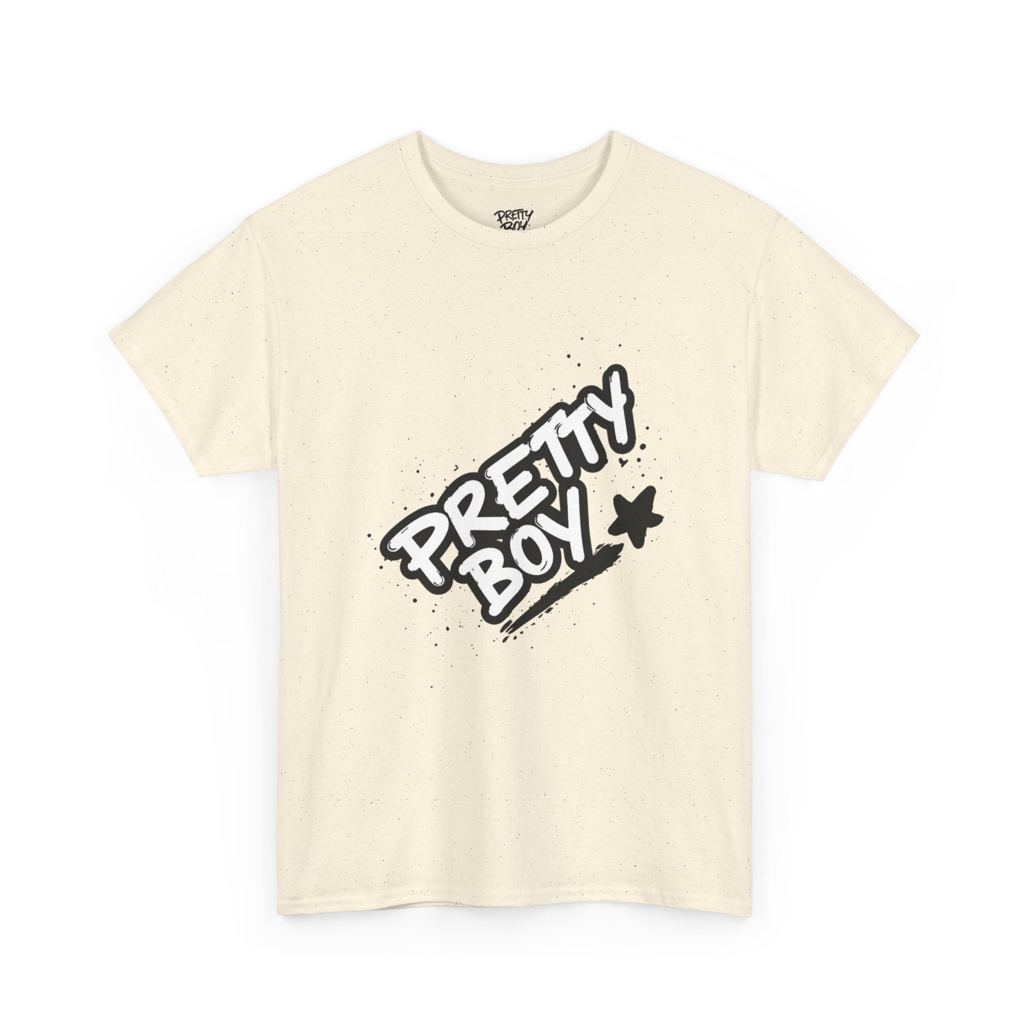 Pretty Boy Graphic Tee — Retro Streetwear Tee with Script Logo
