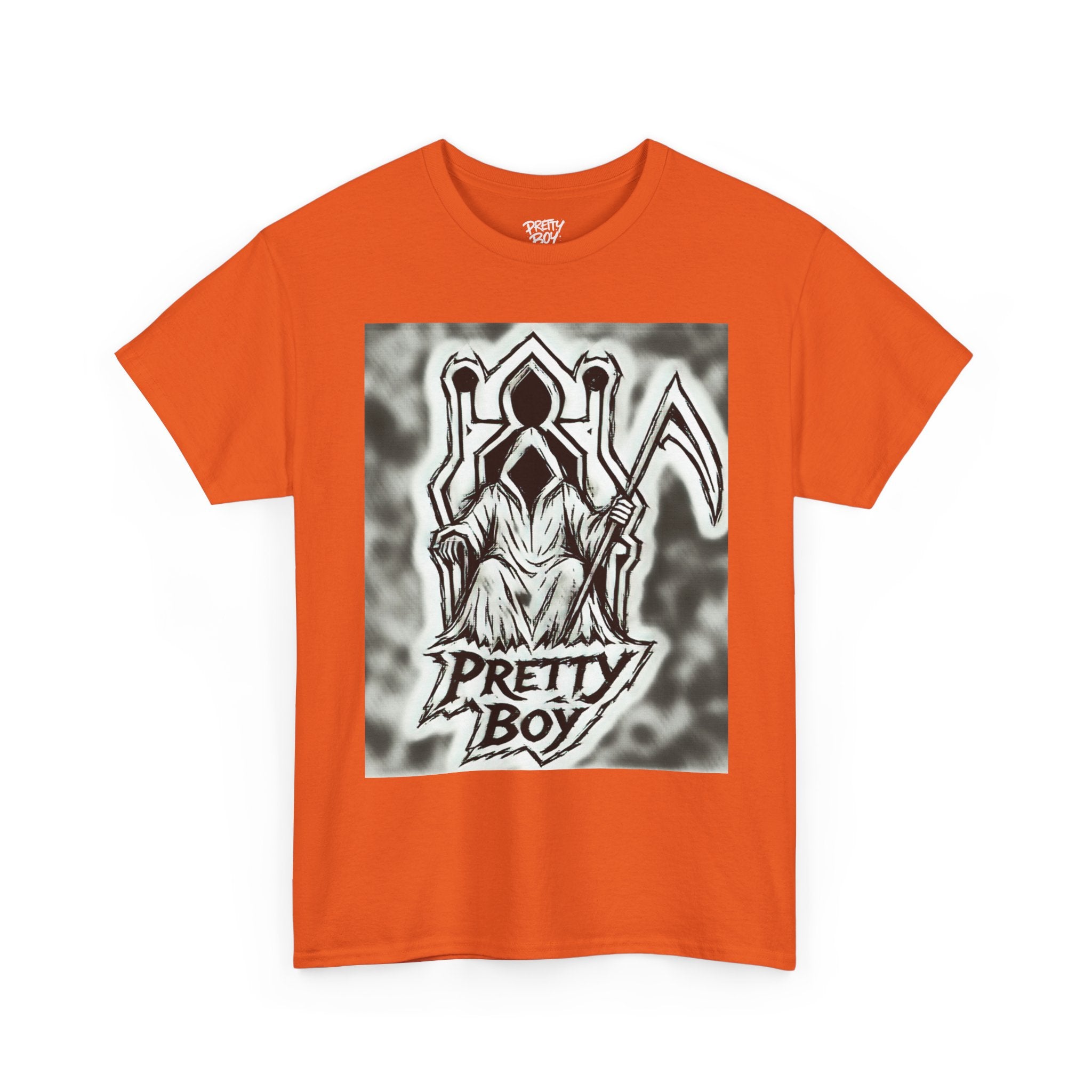 Pretty Boy Grim Reaper Tee — Gothic Streetwear Graphic T-Shirt