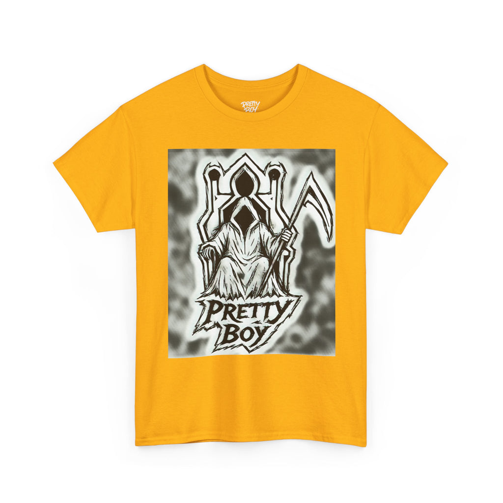 Pretty Boy Grim Reaper Tee — Gothic Streetwear Graphic T-Shirt