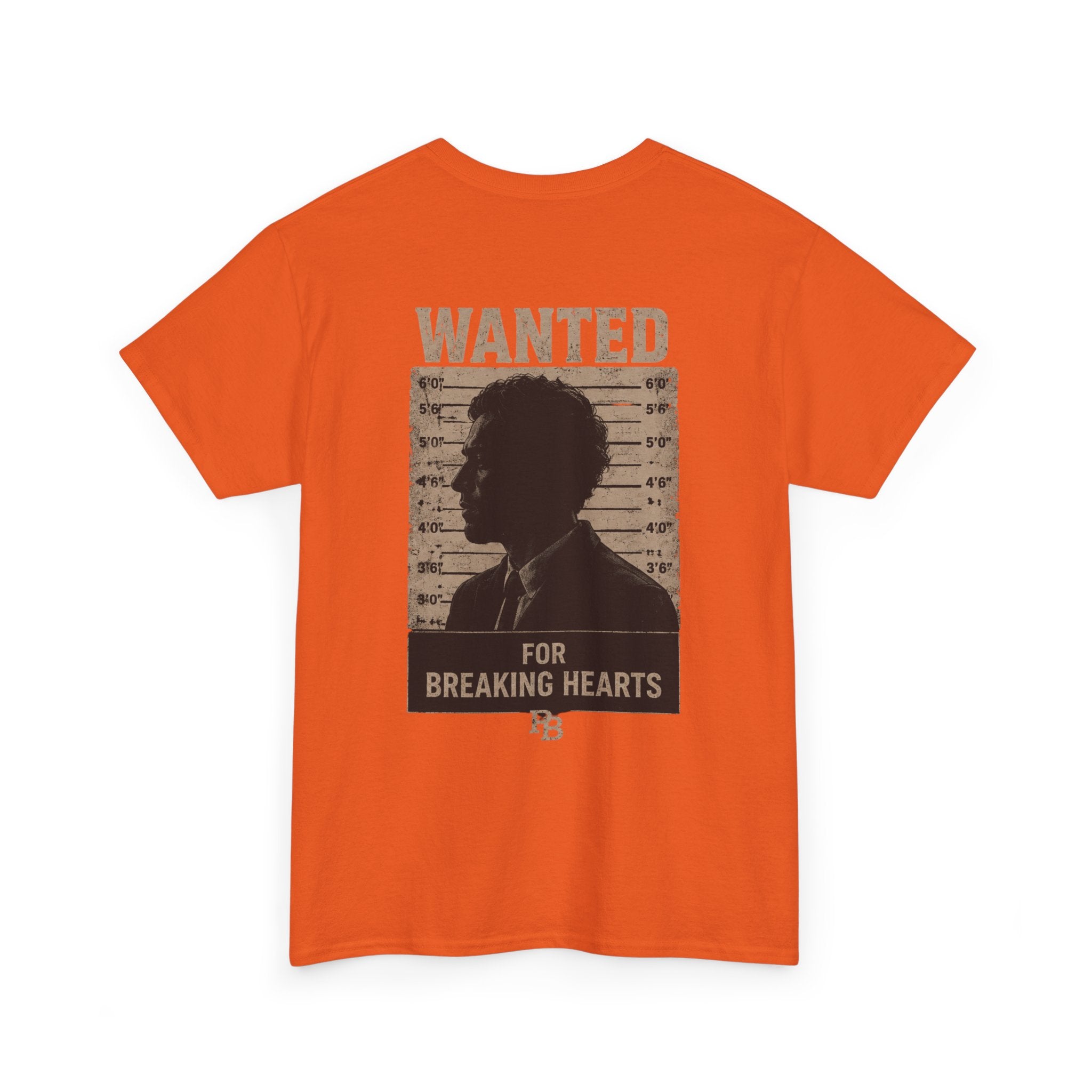 Wanted For Breaking Hearts Tee — Vintage Mugshot Graphic T‑Shirt
