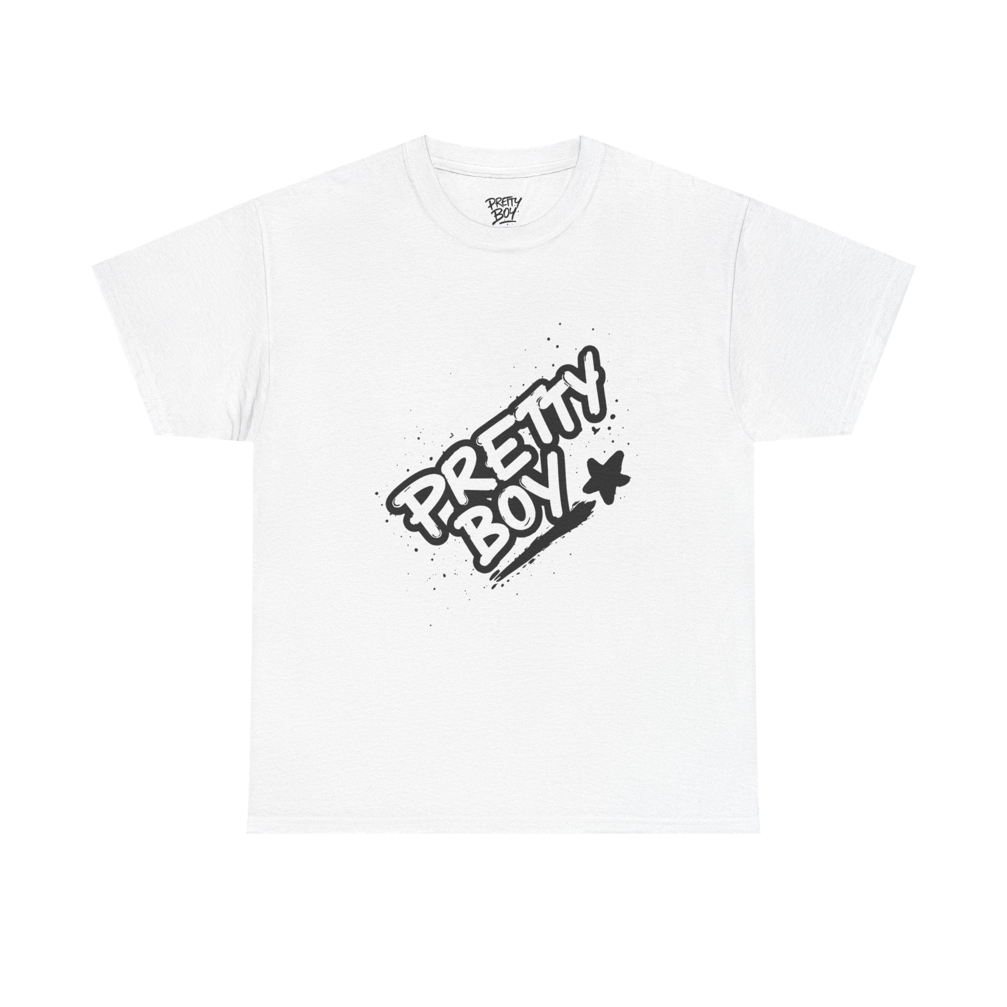 Pretty Boy Graphic Tee — Retro Streetwear Tee with Script Logo