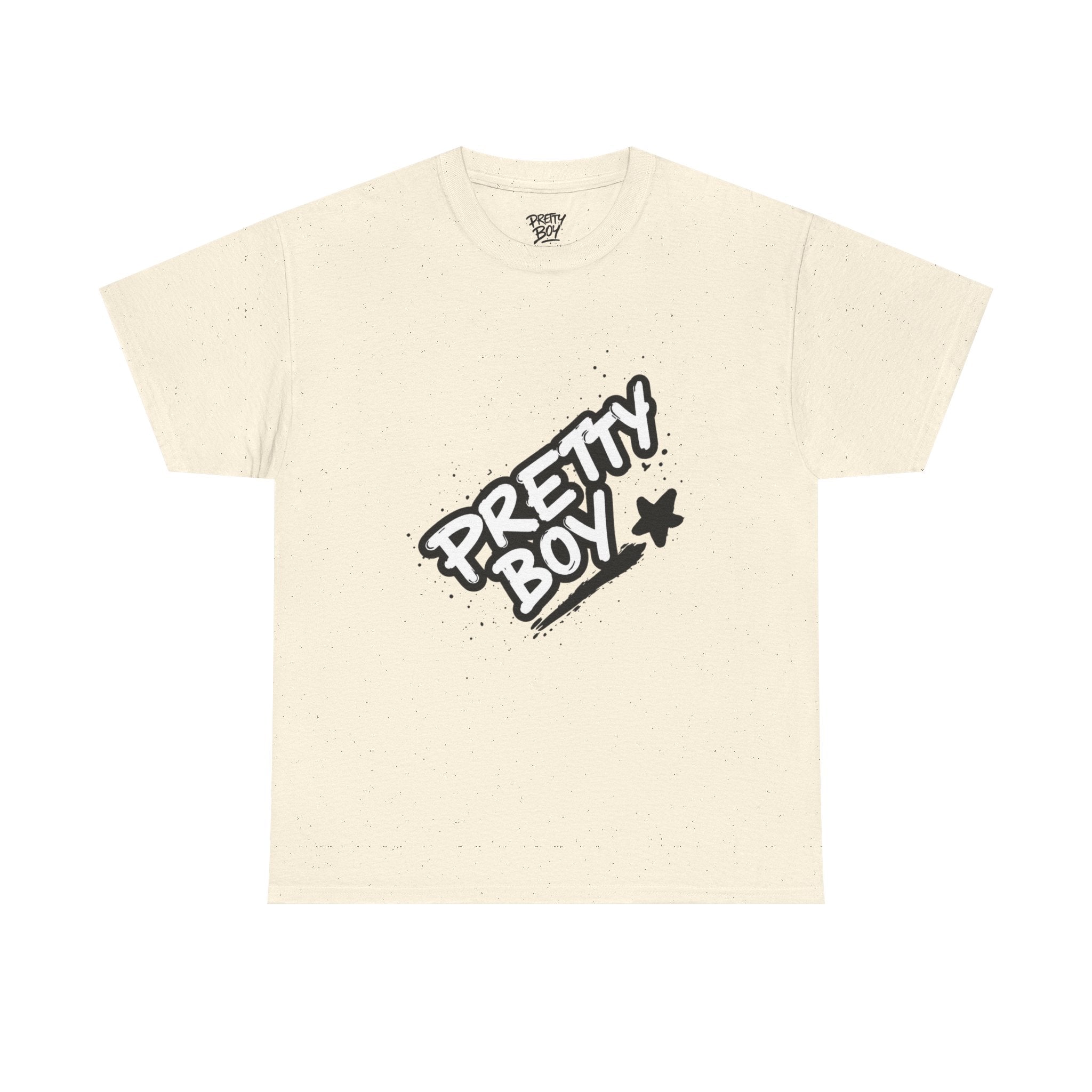 Pretty Boy Graphic Tee — Retro Streetwear Tee with Script Logo