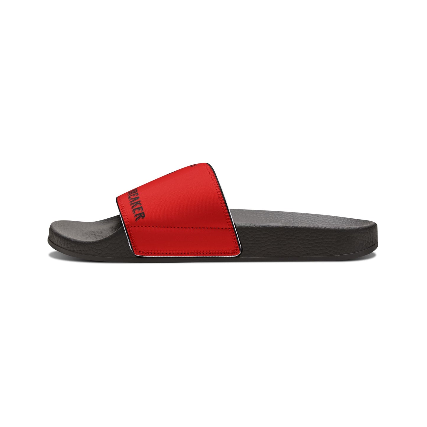 Women's Removable-Strap Slide Sandals — Red Adjustable Pool & Beach Slides