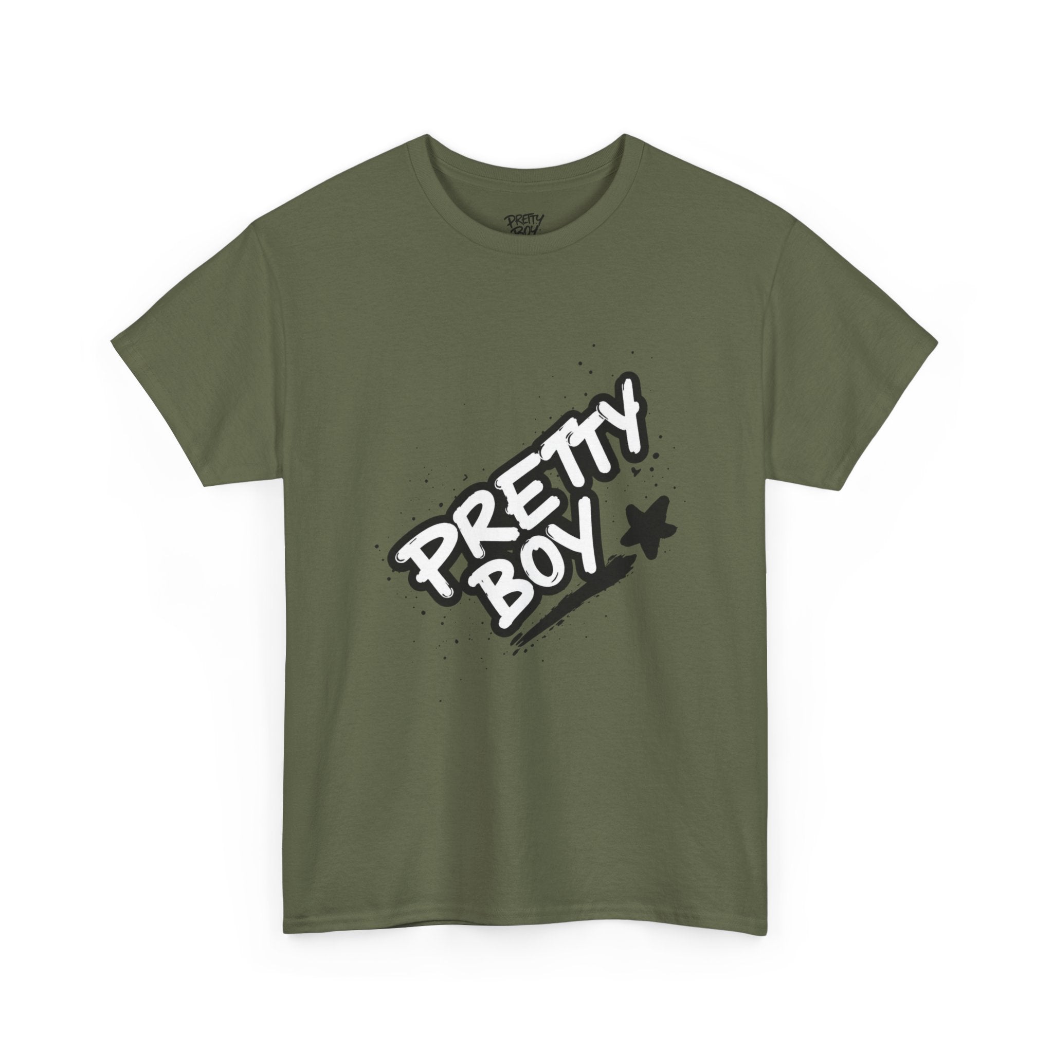 Pretty Boy Graphic Tee — Retro Streetwear Tee with Script Logo