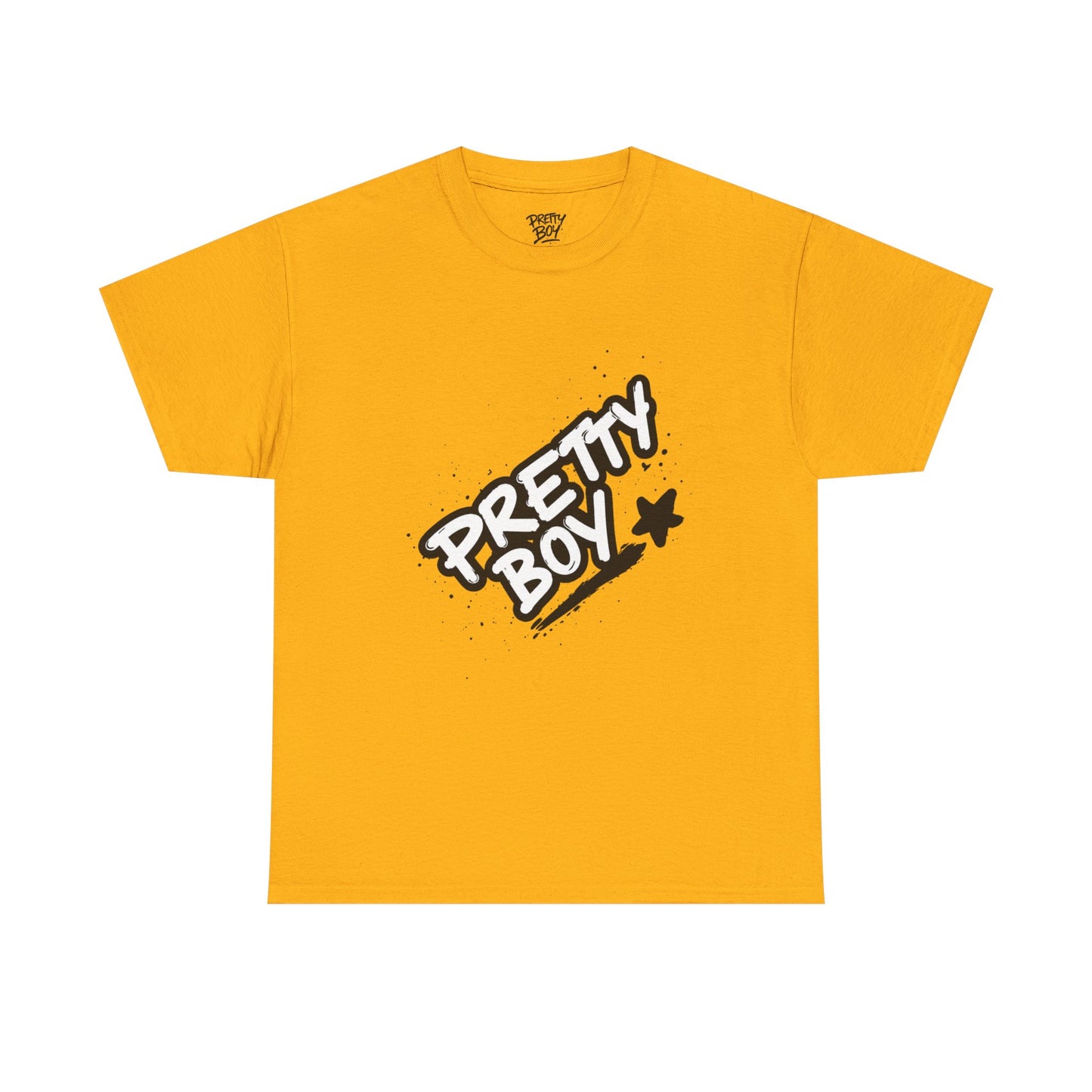 Pretty Boy Graphic Tee — Retro Streetwear Tee with Script Logo