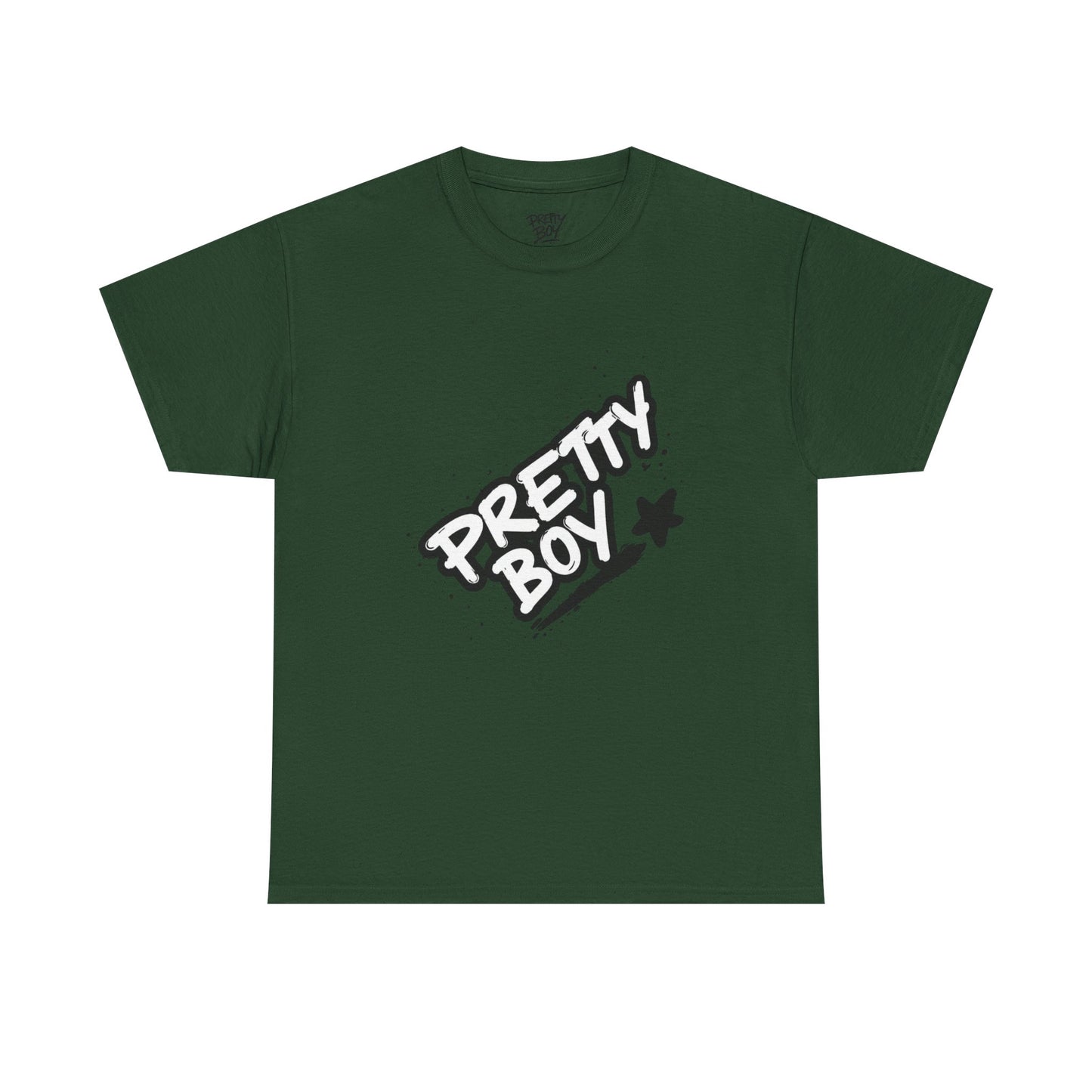Pretty Boy Graphic Tee — Retro Streetwear Tee with Script Logo