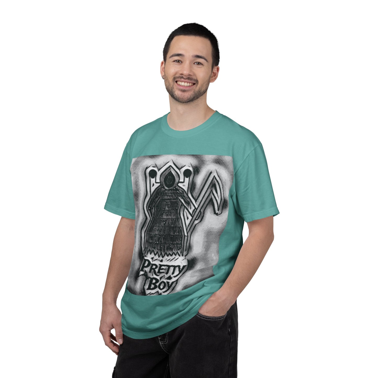 Pretty Boy Grim Reaper Graphic T-Shirt