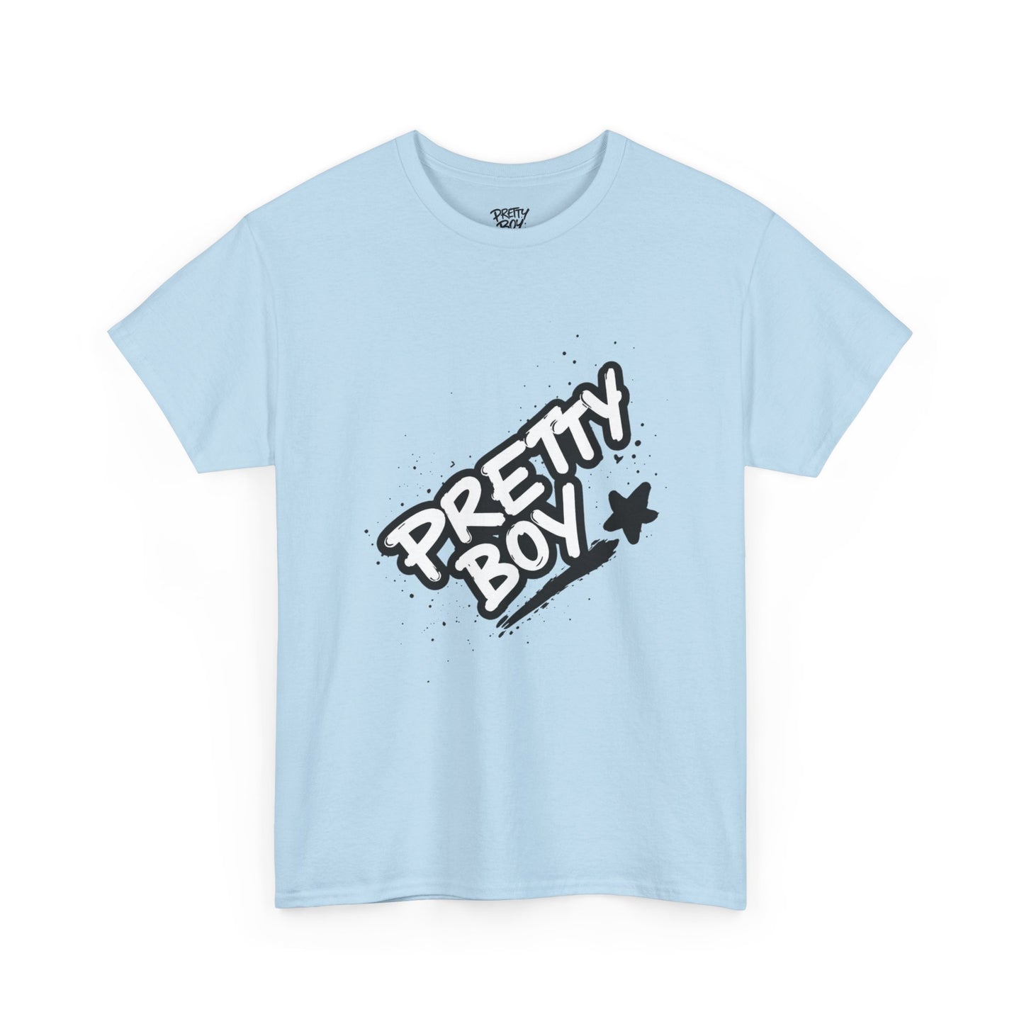 Pretty Boy Graphic Tee — Retro Streetwear Tee with Script Logo