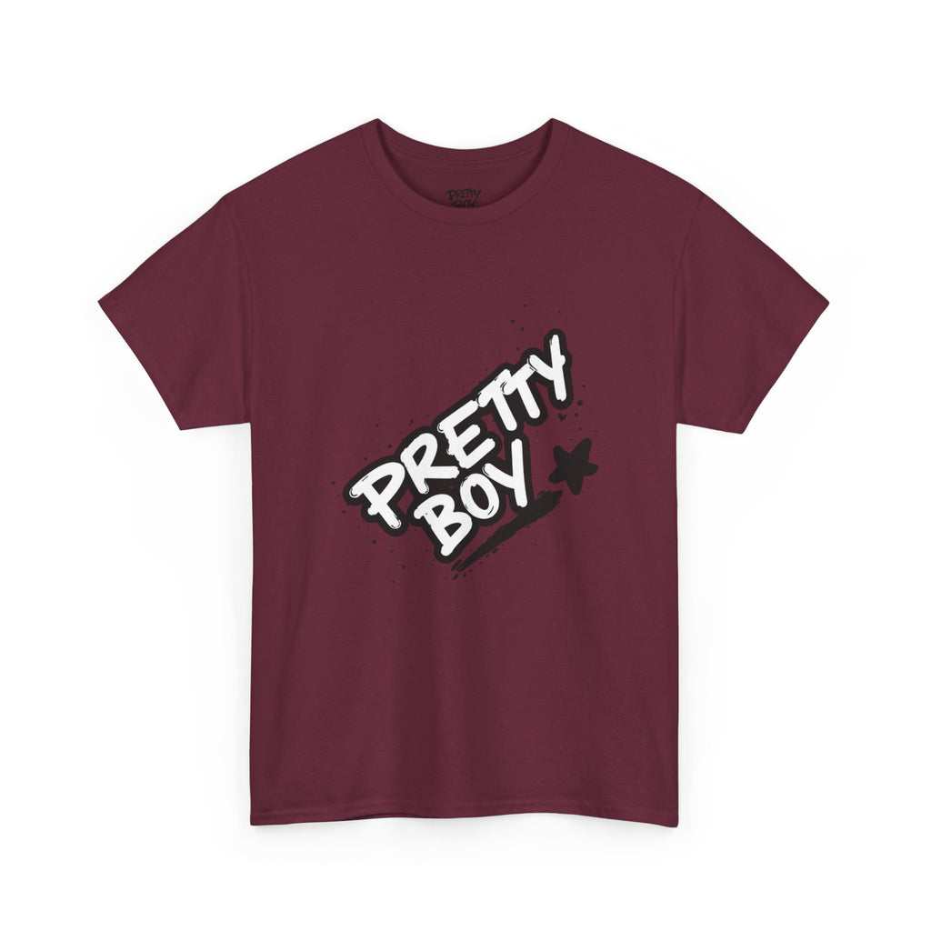 Pretty Boy Graphic Tee — Retro Streetwear Tee with Script Logo