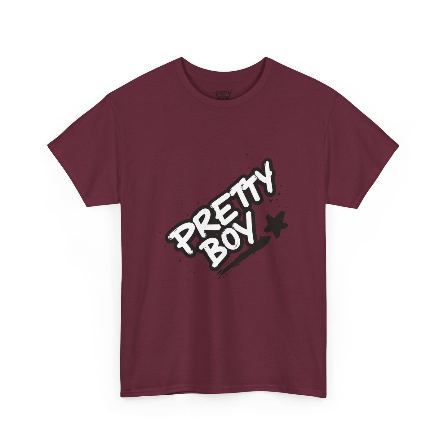 Pretty Boy Graphic Tee — Retro Streetwear Tee with Script Logo