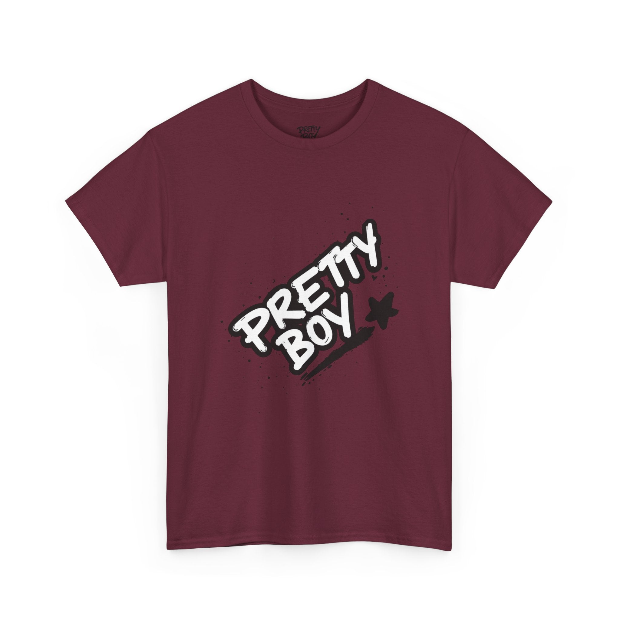 Pretty Boy Graphic Tee — Retro Streetwear Tee with Script Logo
