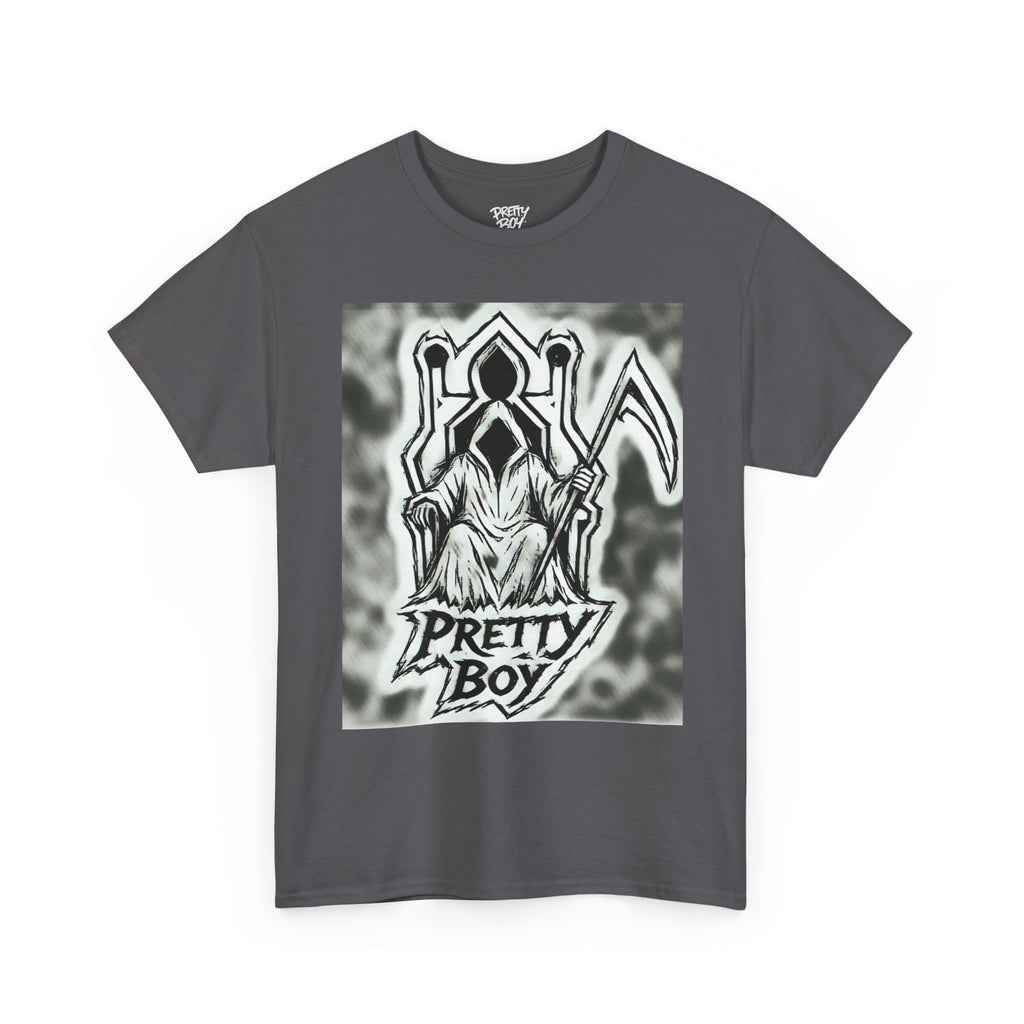 Pretty Boy Grim Reaper Tee — Gothic Streetwear Graphic T-Shirt